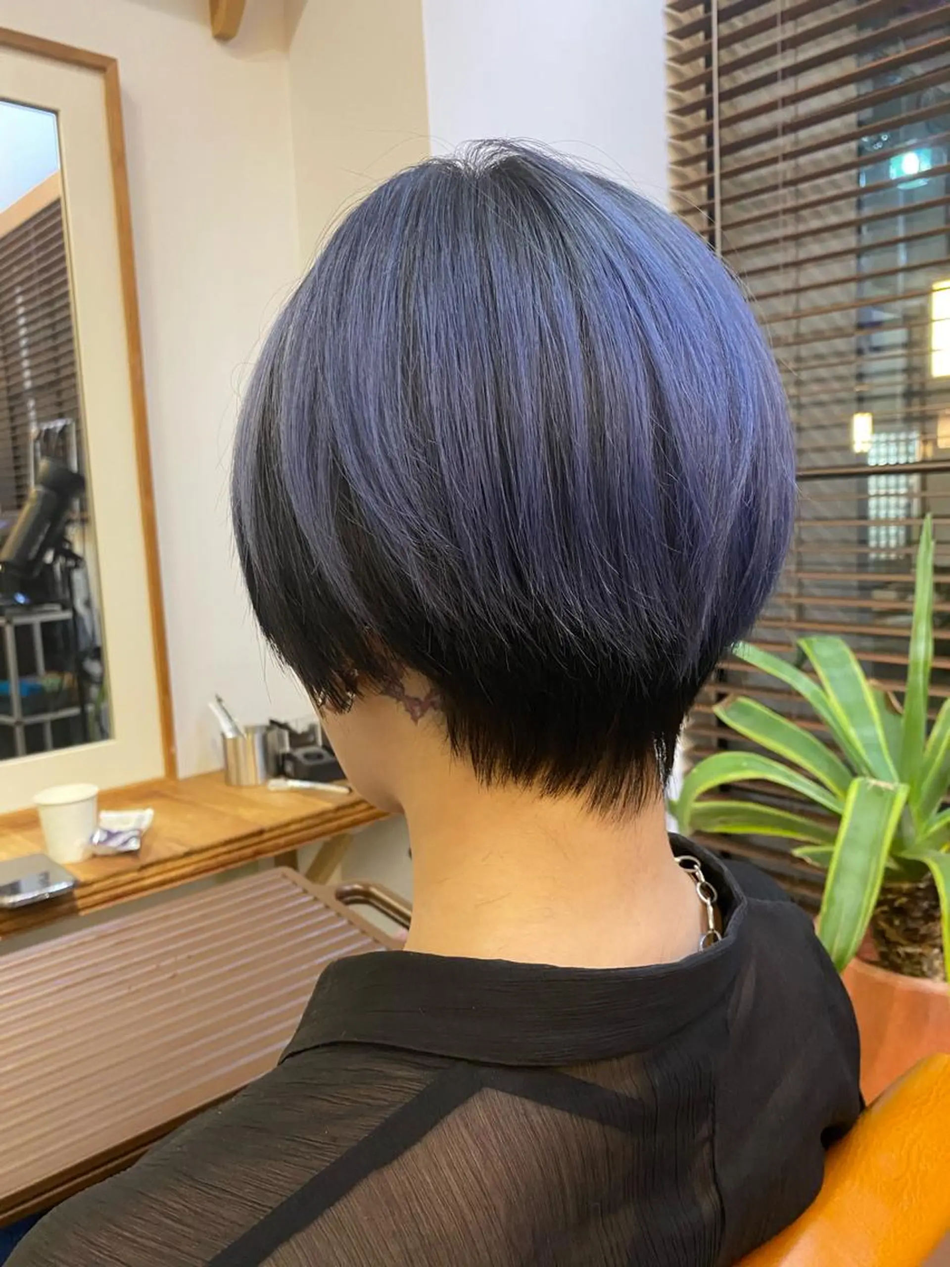 ショート カラー 艶髪カラー&ウルフ フルカワ ヒロズミのヘアスタイル