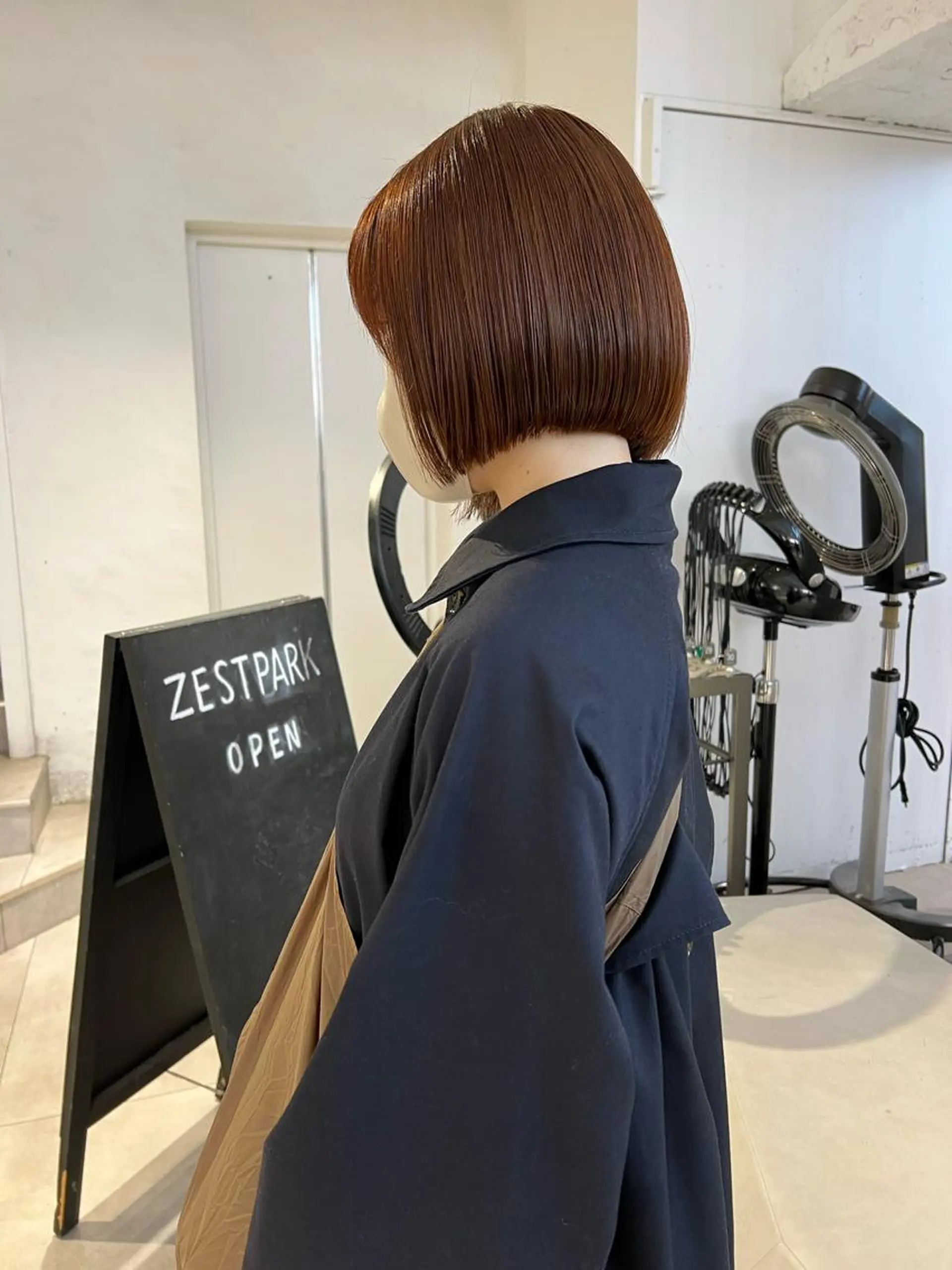 ショート カラー 顔周りカット/透明感 カラー✂️MEIのヘアスタイル