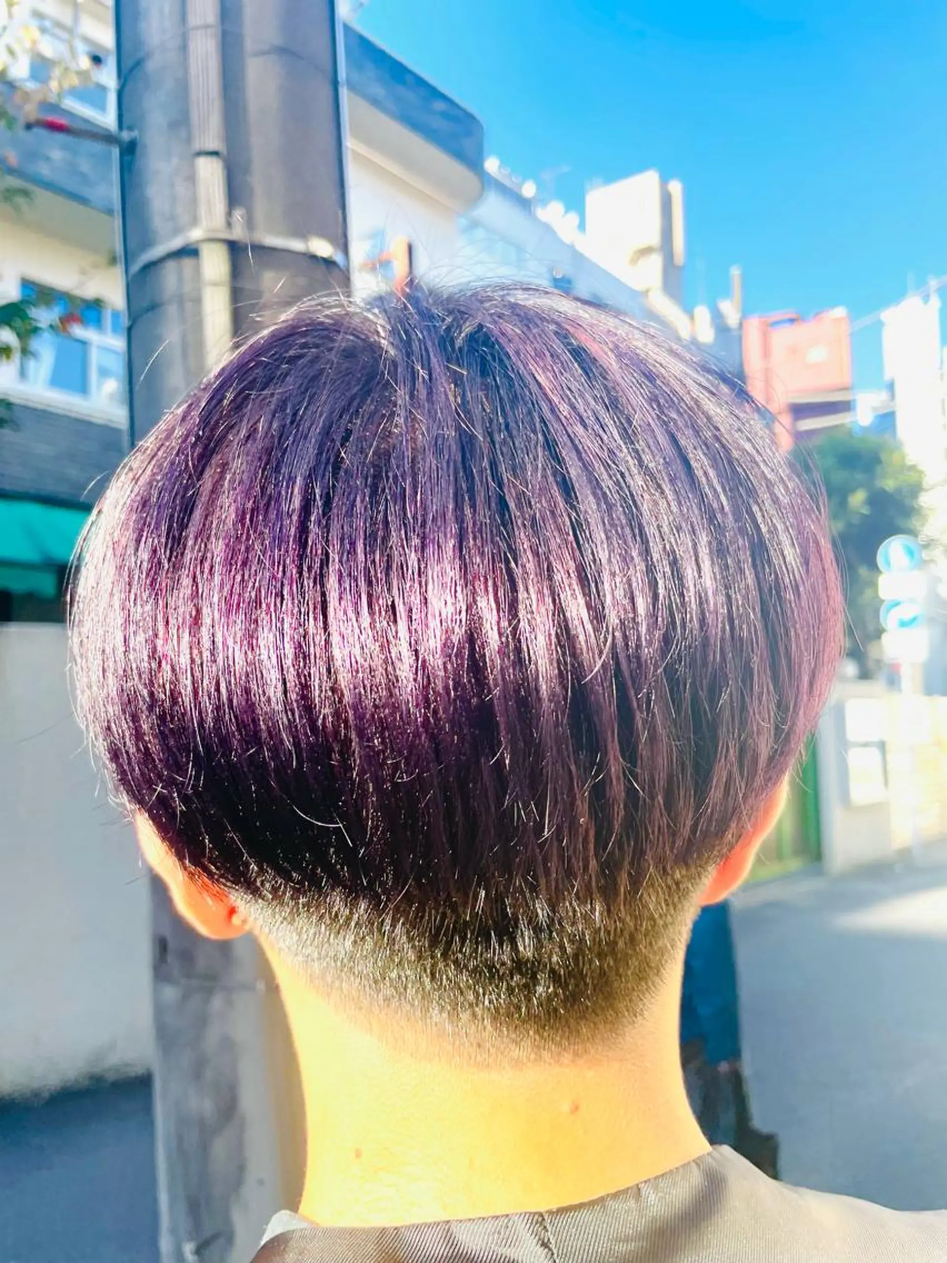 ショート カラー ヘアカラー トリートメント ショートボブ髪質改善 縮毛矯正のプロ山道潤のヘアスタイル