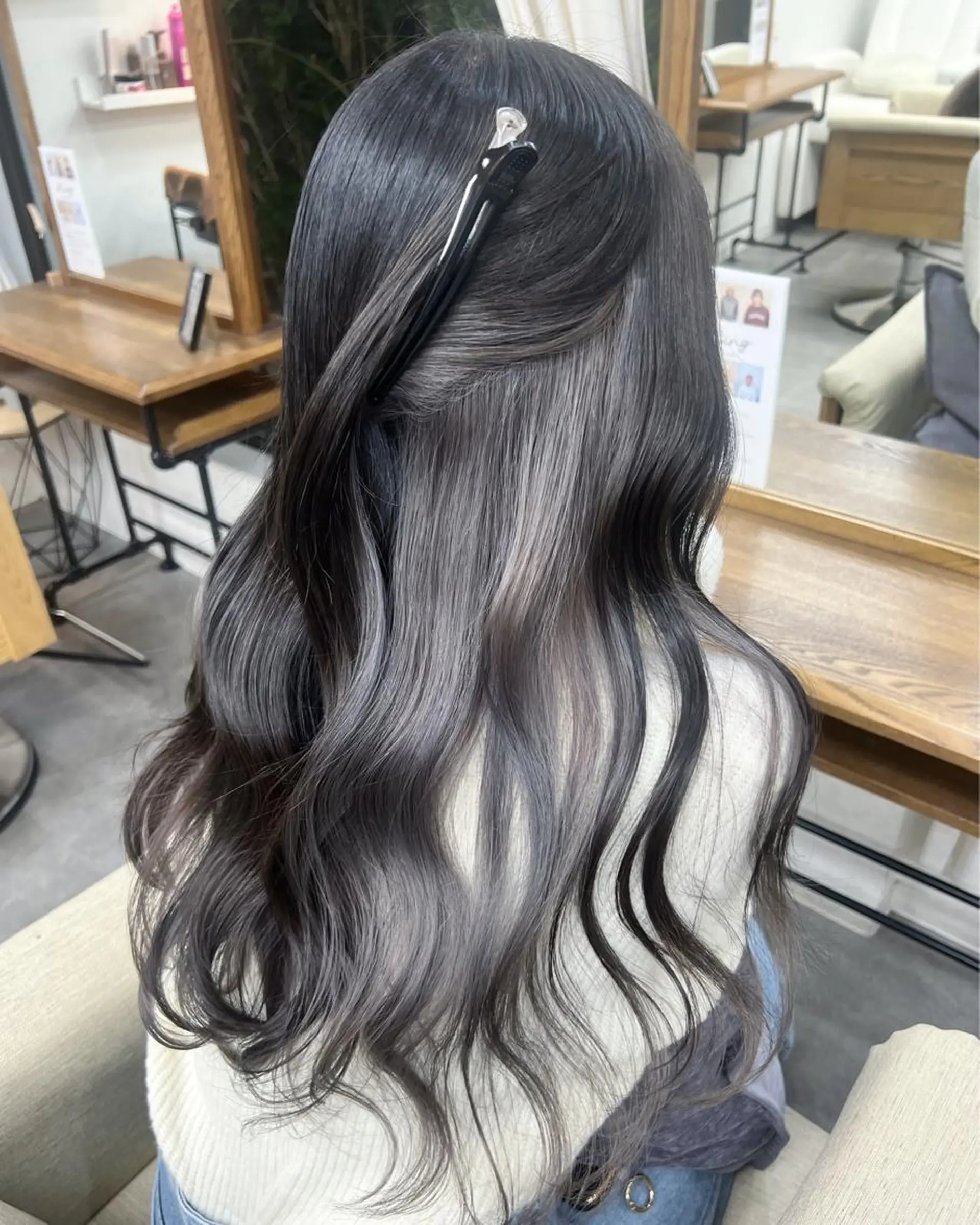 ロング たかはし るなのヘアスタイル