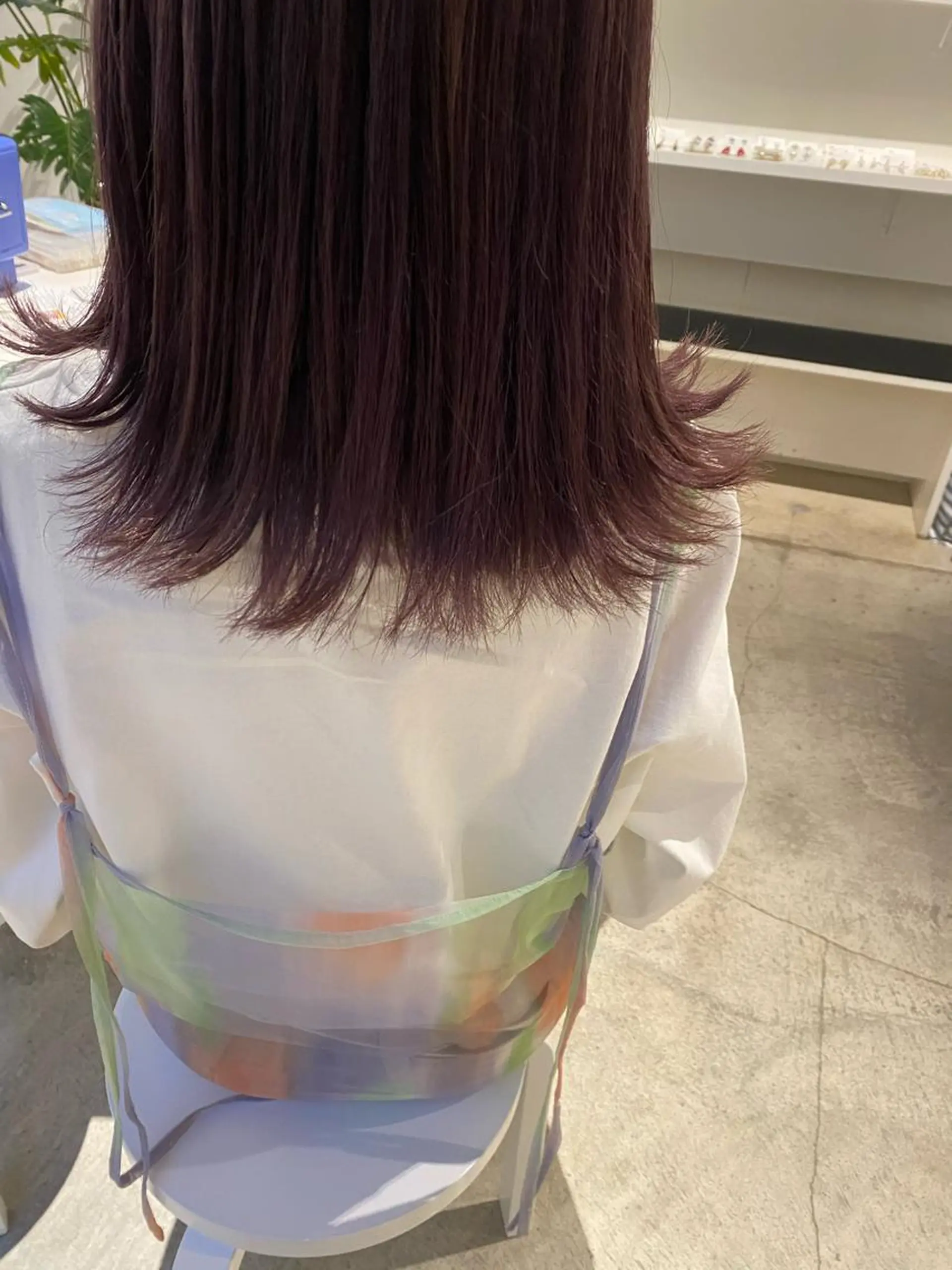 セミロング ヘアカラー &72 takiのヘアスタイル