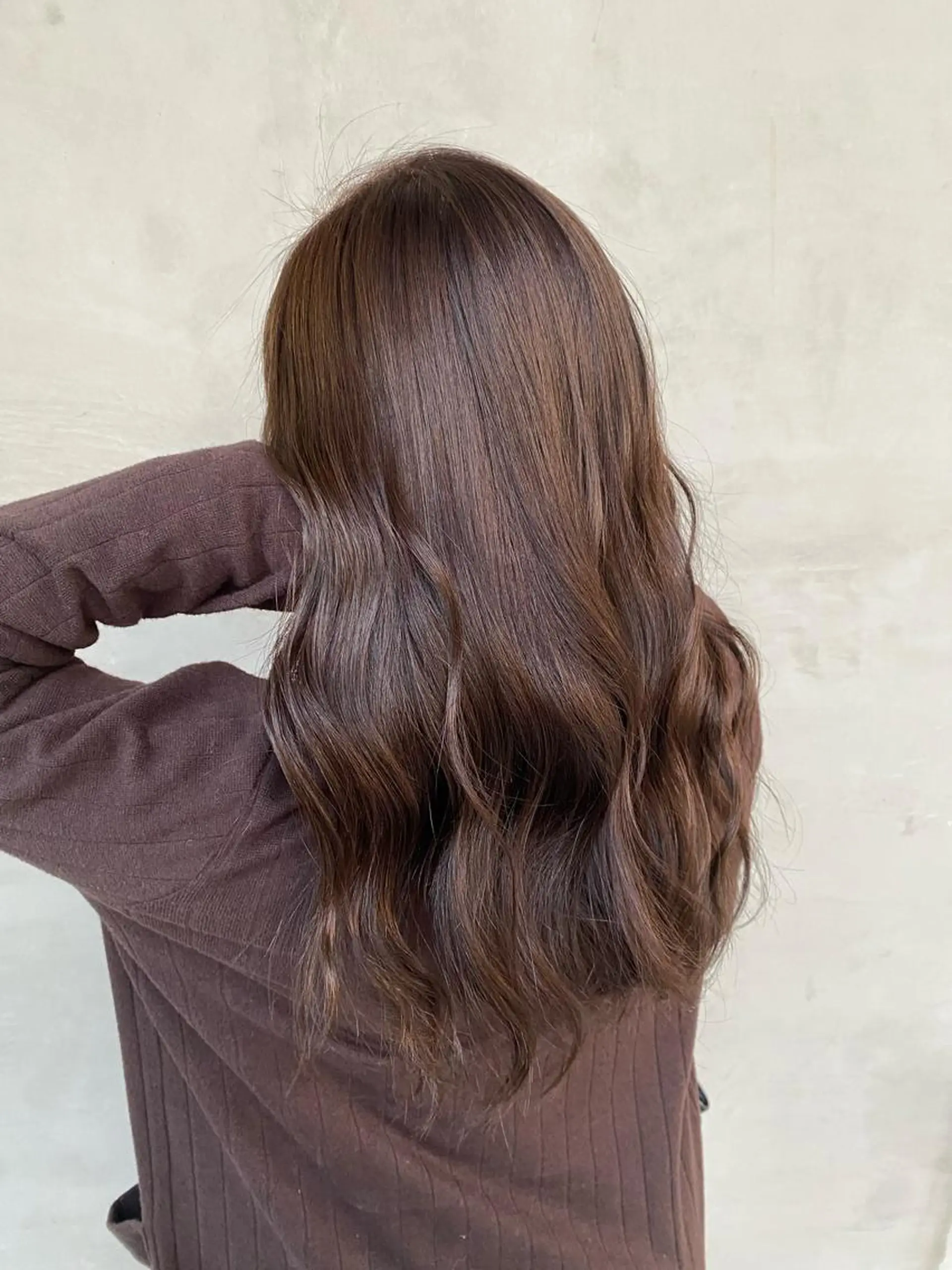 ロング カラー アッシュ アッシュブラウン ブラウンカラー ヘアカラー トリートメント 【GUK】 🌻RINA🌻のヘアスタイル