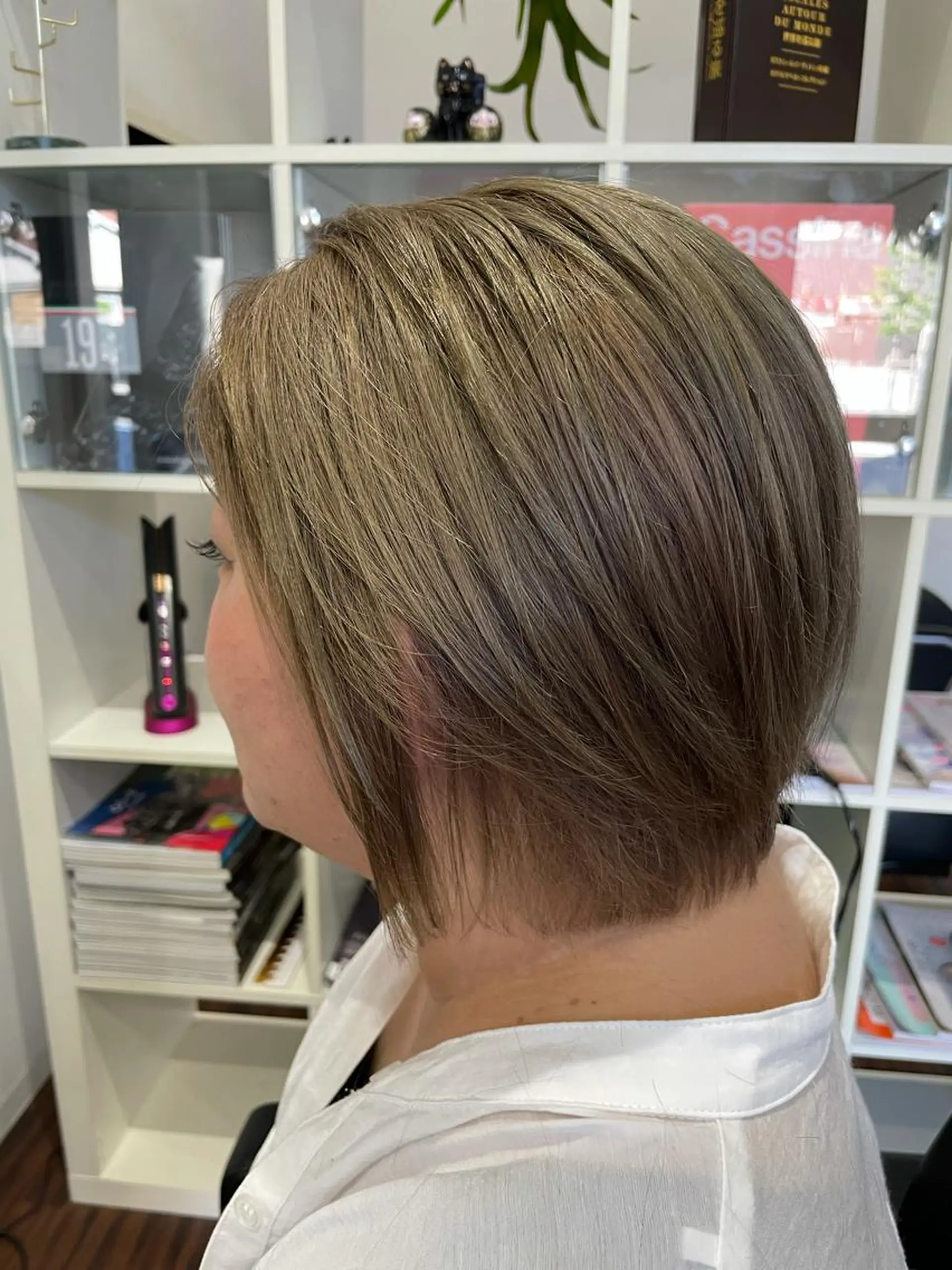 ショート ハンサムショート ハイライト ショートヘア ツイストパーマ シンヤヘアーズ 泉大津本店のヘアスタイル