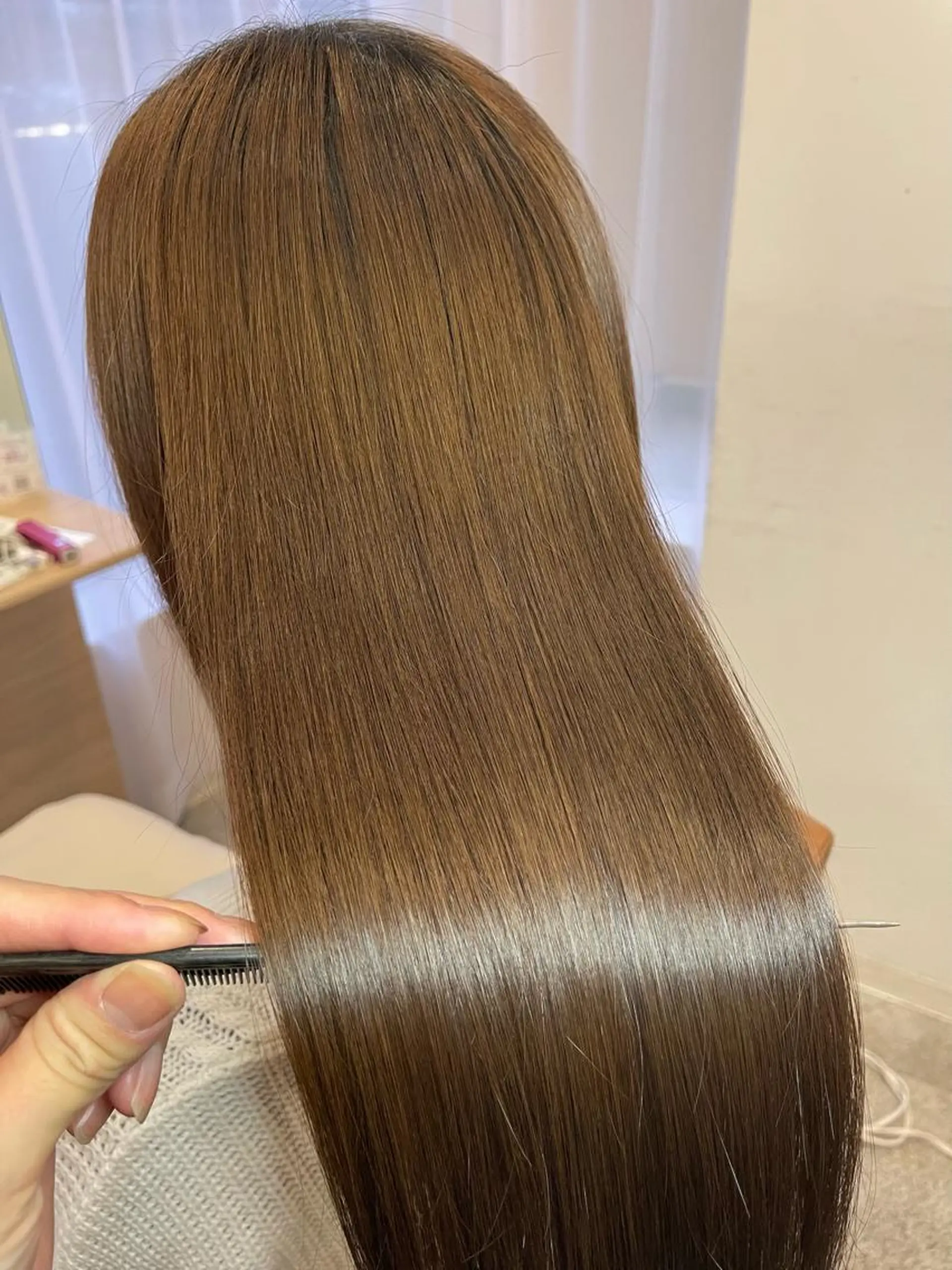 セミロング カラー ブリーチ ケアブリーチ ダブルカラー ハイライトカラー イルミナカラー ✂︎透明感カラー特化 /日和優真✂︎のヘアスタイル