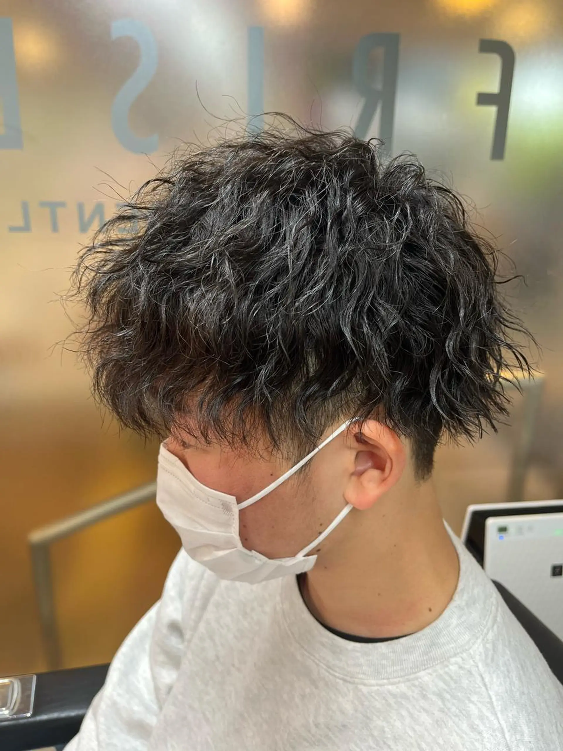 ショート パーマ メンズ bifino.rilune for men所属・rilune matsuoのヘアスタイル