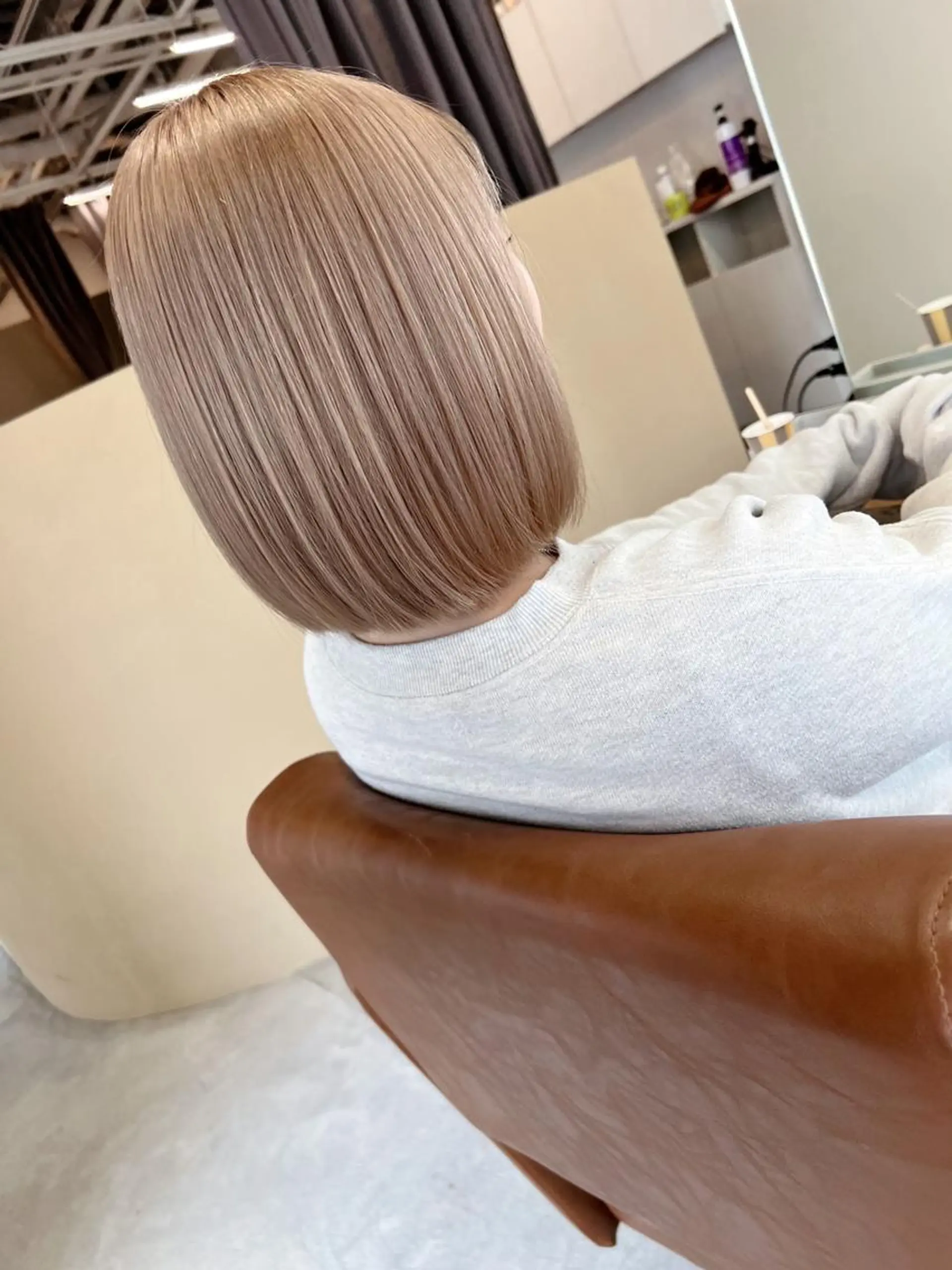 ミディアム 髪質改善カラー特化 ルイス奈良のヘアスタイル