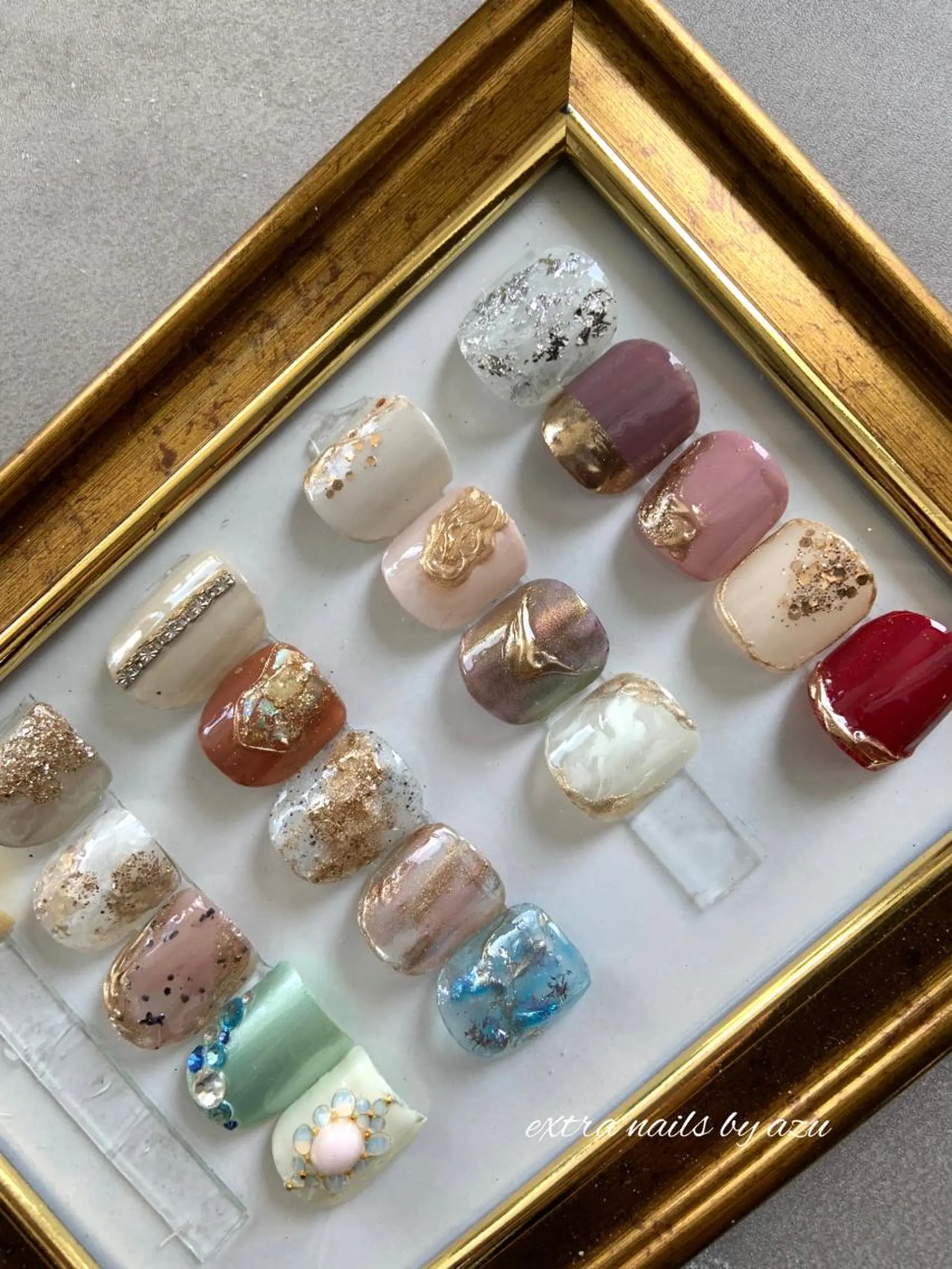 ネイル フットネイル extranails ／lemellaのネイルデザイン