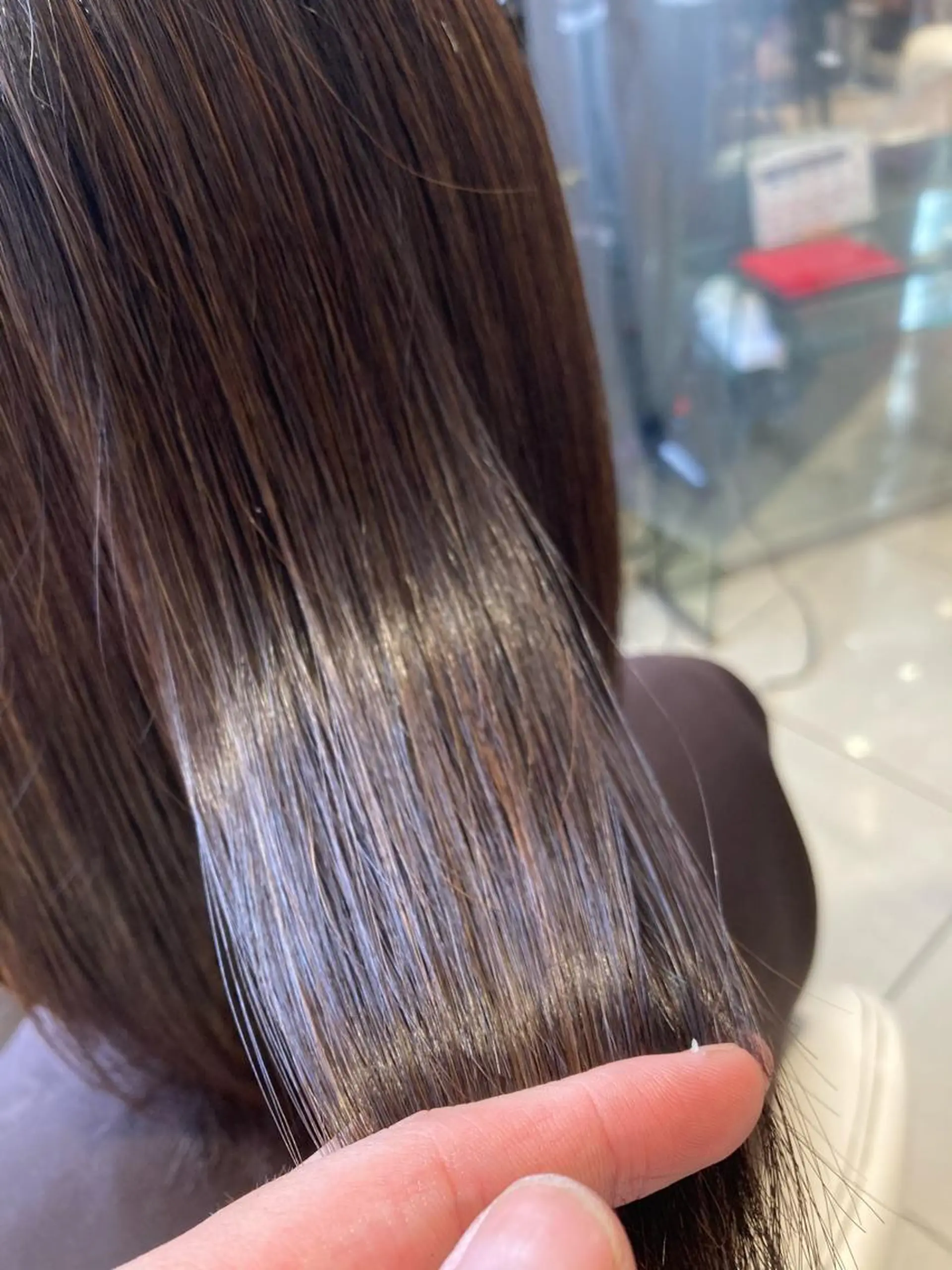 セミロング トリートメント 宮下 弦也のヘアスタイル