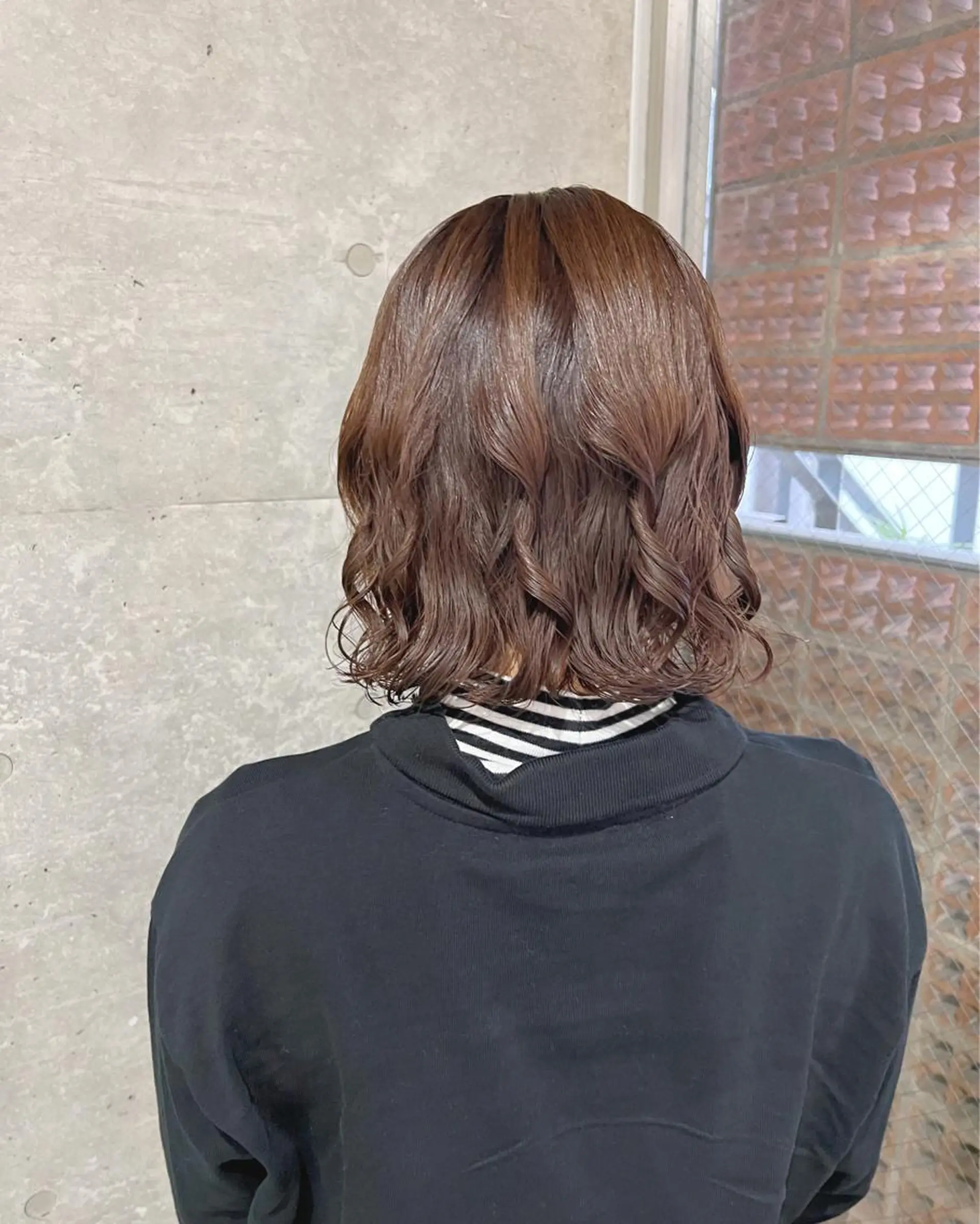 ショート パーマ ボブパーマコテ巻き風 パーマNo1深江秀平のヘアスタイル