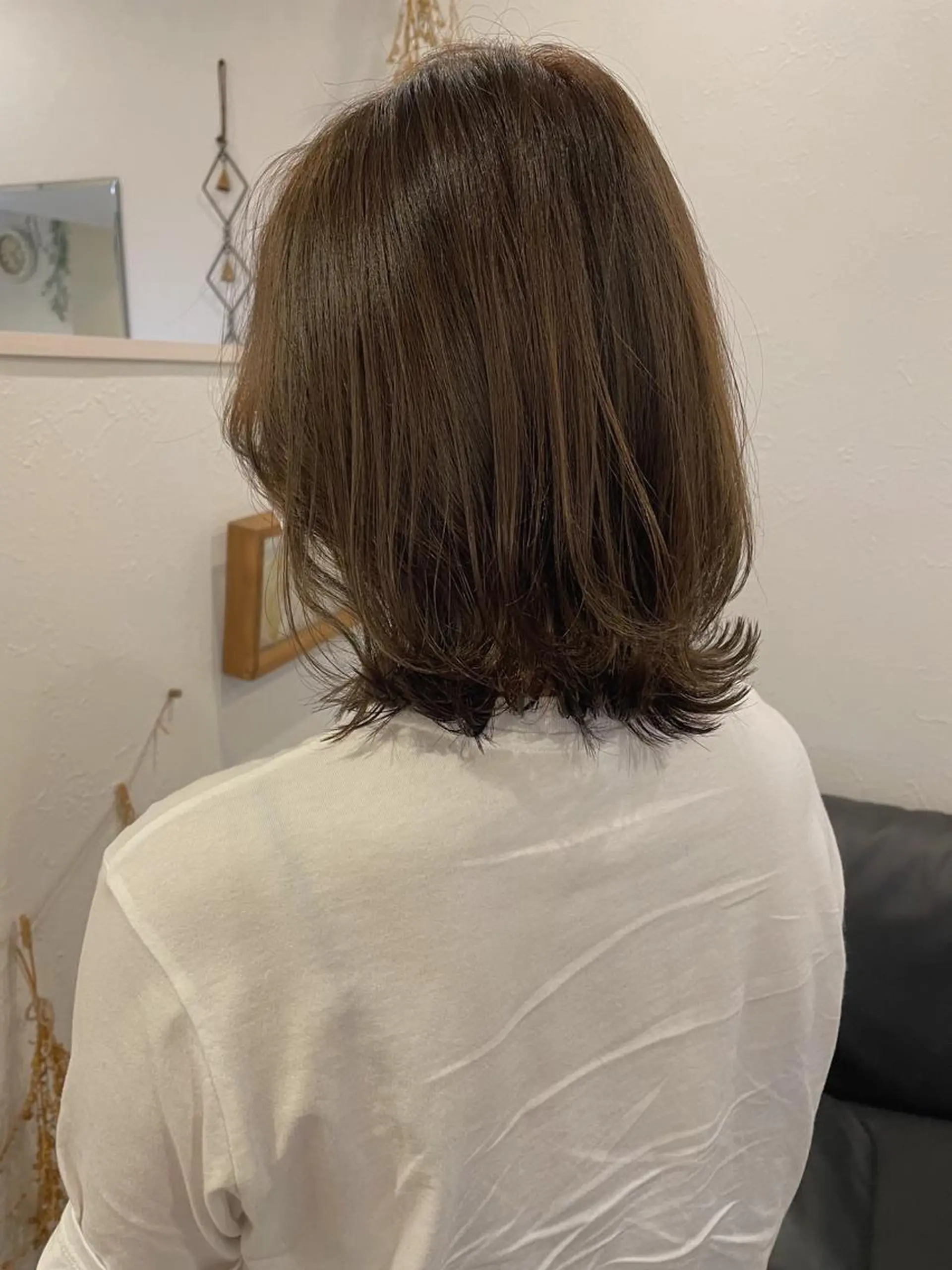 ミディアム カラー ベージュカラー ブリーチ ブリーチなしカラー ヘアカラー トリートメント m ā l o.🌷 サカモトマイコのヘアスタイル