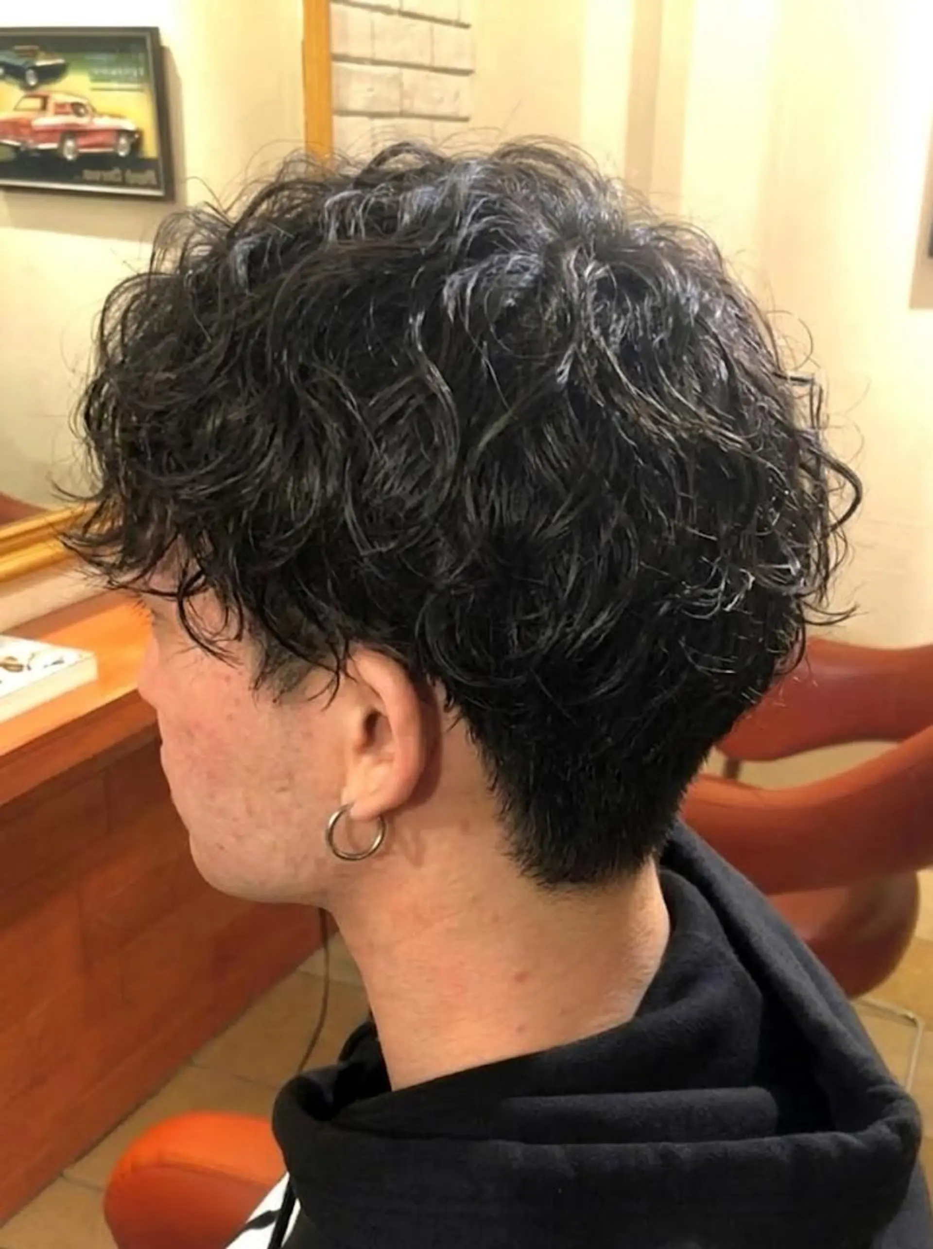 パーマ ミディアム ミディアムパーマ ウルフカット カット パーマ トリートメント ヘッドスパ flencia 丸 和博｜カットのヘアスタイル
