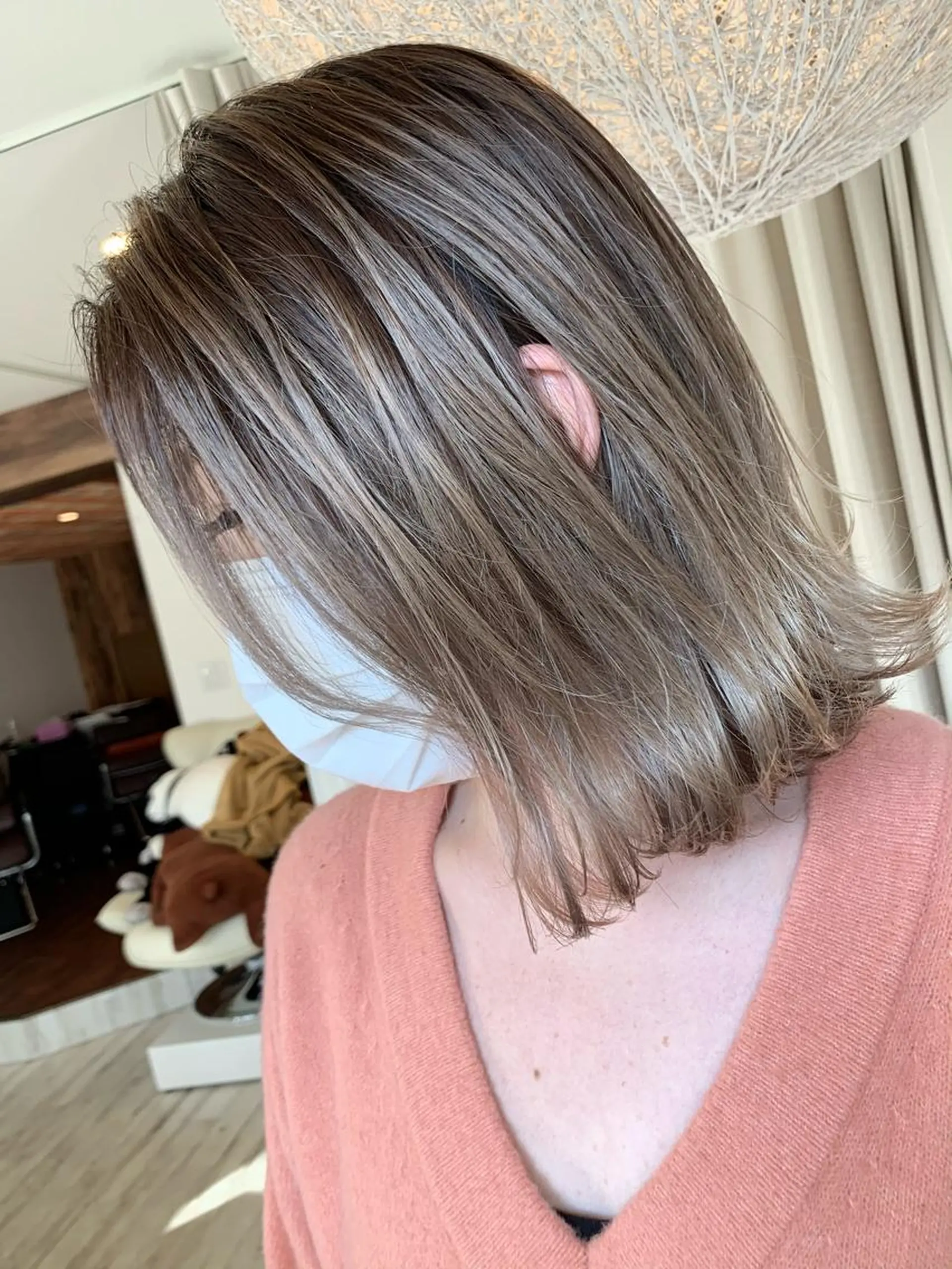 ミディアム カット ヘアカラー Welila by haku所属・yoshihara yuukiのヘアスタイル