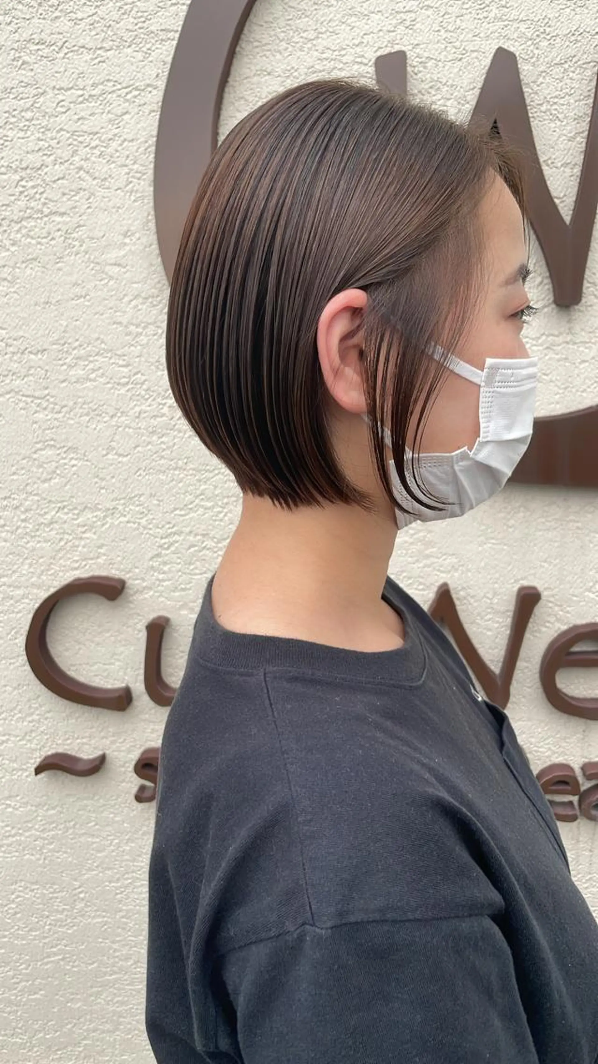 ショート カラー ショートボブ ボブ ショートヘア 川元 汐音のヘアスタイル