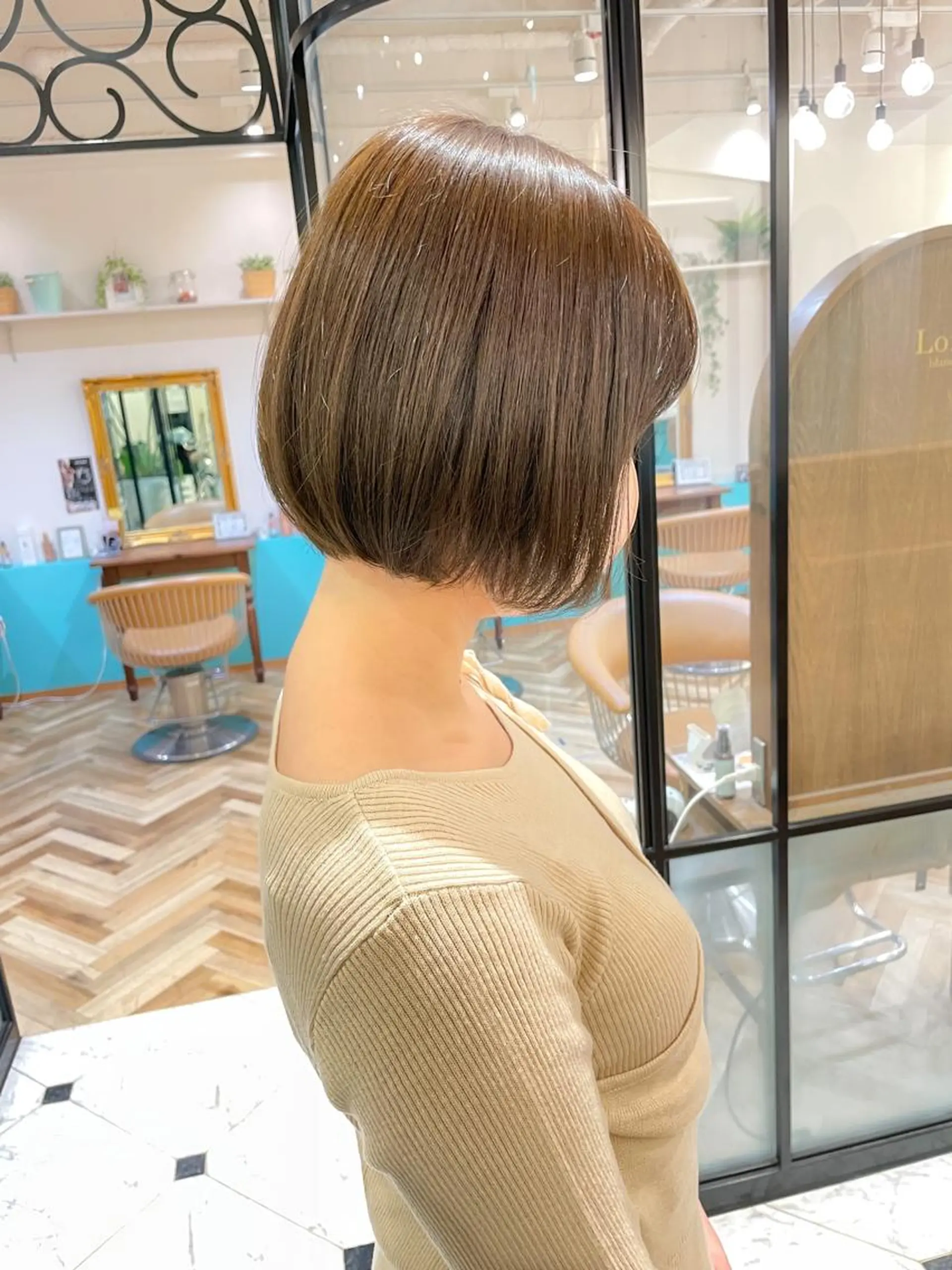 ショート カラー カット 縮毛矯正 トリートメント レイヤー/韓国ヘア 縮毛矯正🫧鈴木颯のヘアスタイル