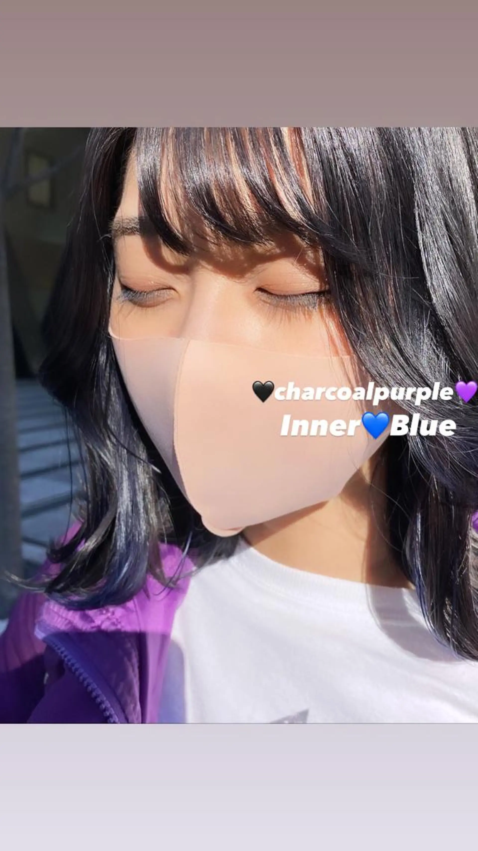 ミディアム カラー chinatsu 🧸𖤐⡱のヘアスタイル