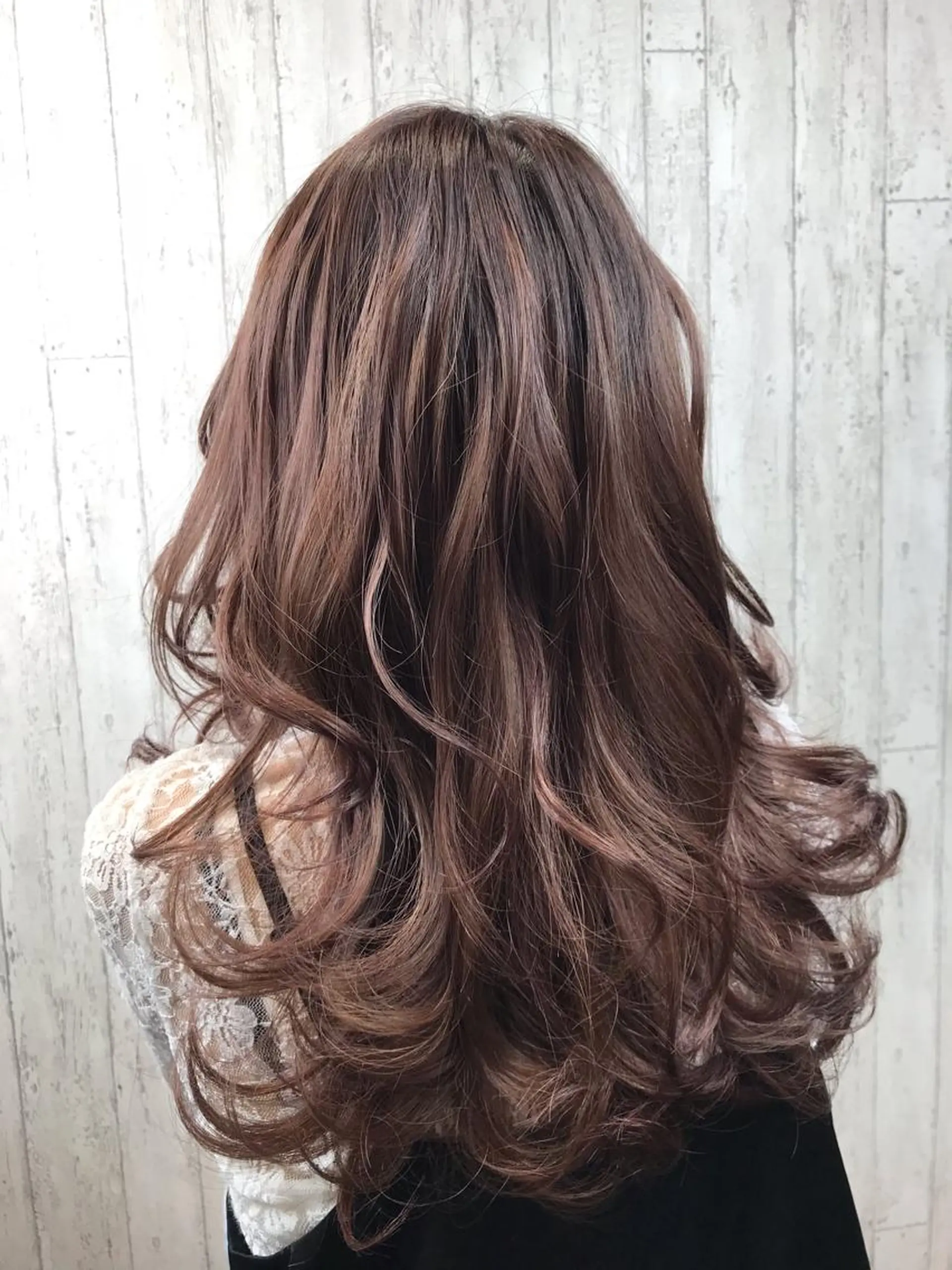 セミロング カット ヘアカラー トリートメント 田中 あかねのヘアスタイル