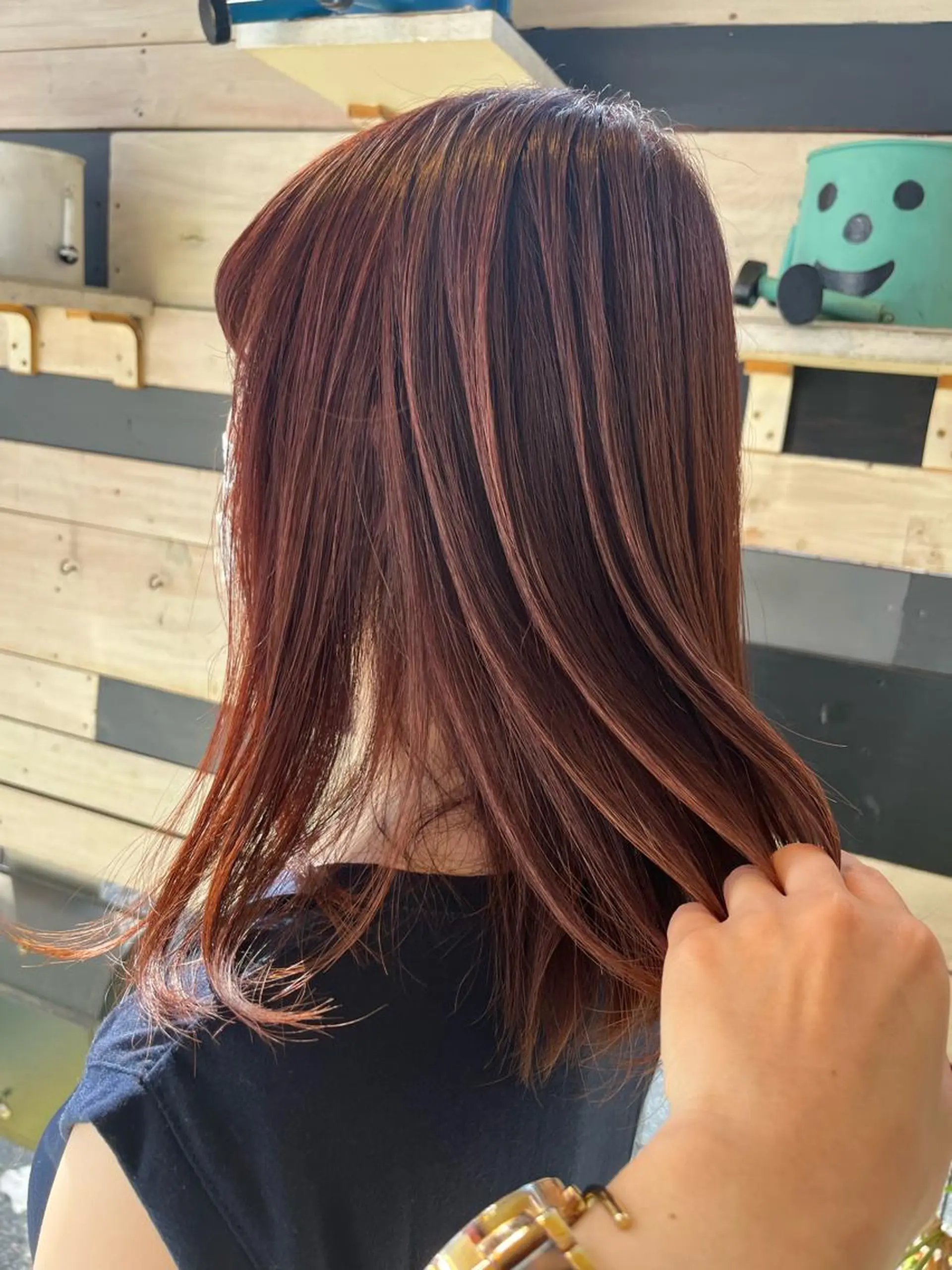 セミロング マンツーマン 縮毛矯正/マユコのヘアスタイル