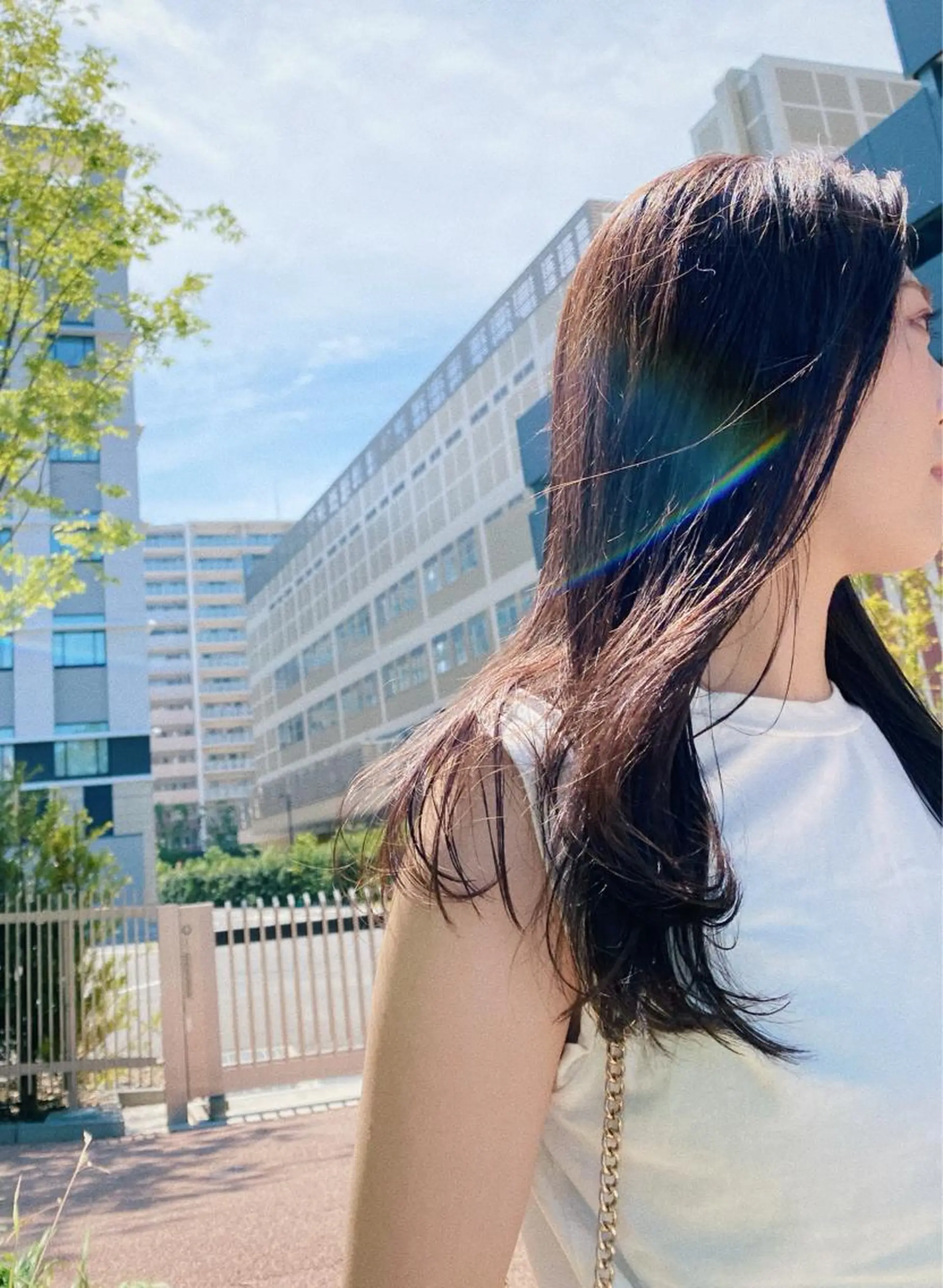 ミディアム ヨシモトリョウ 髪質改善/美髪のヘアスタイル