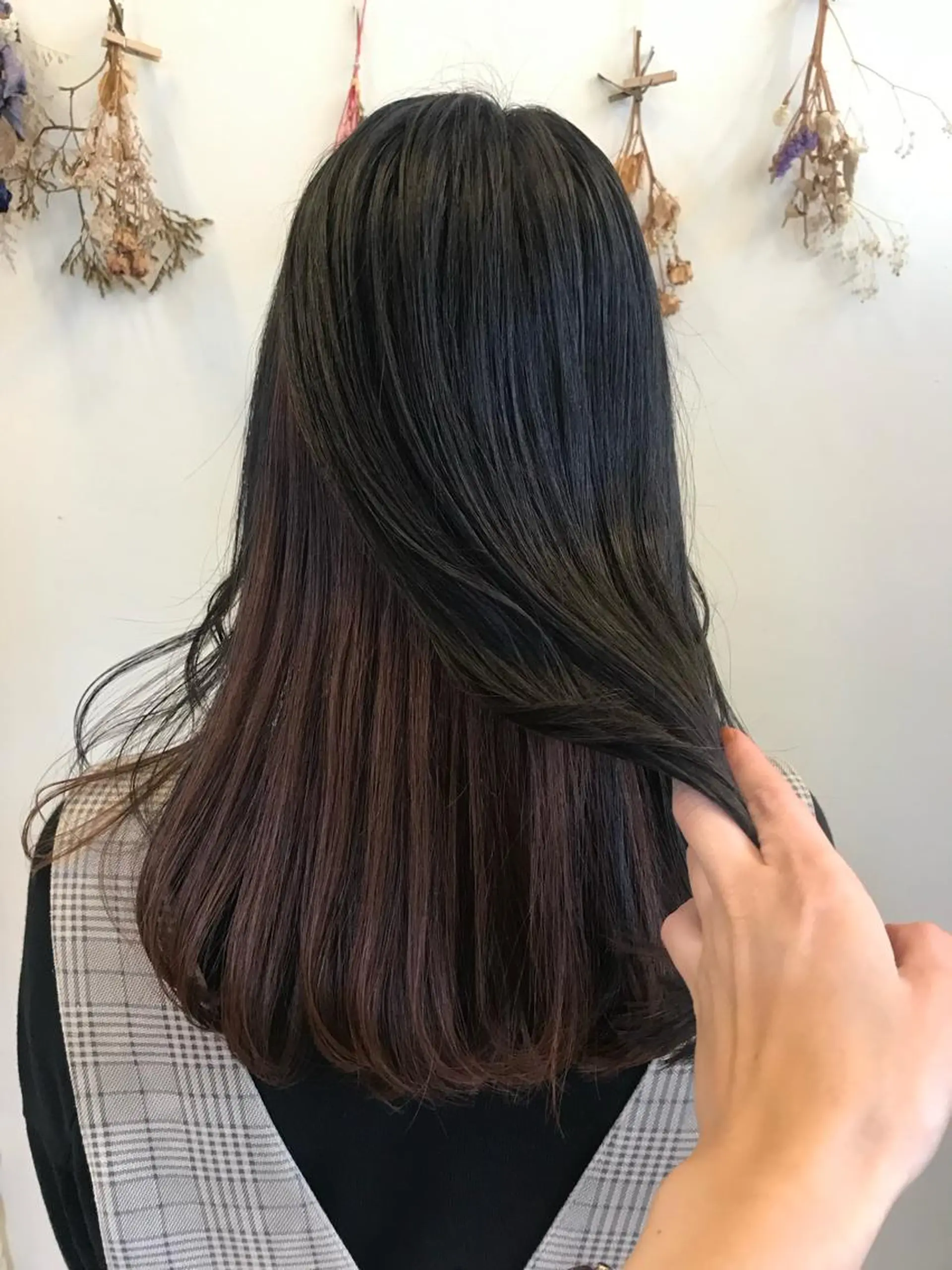 セミロング マンツーマン 縮毛矯正/マユコのヘアスタイル