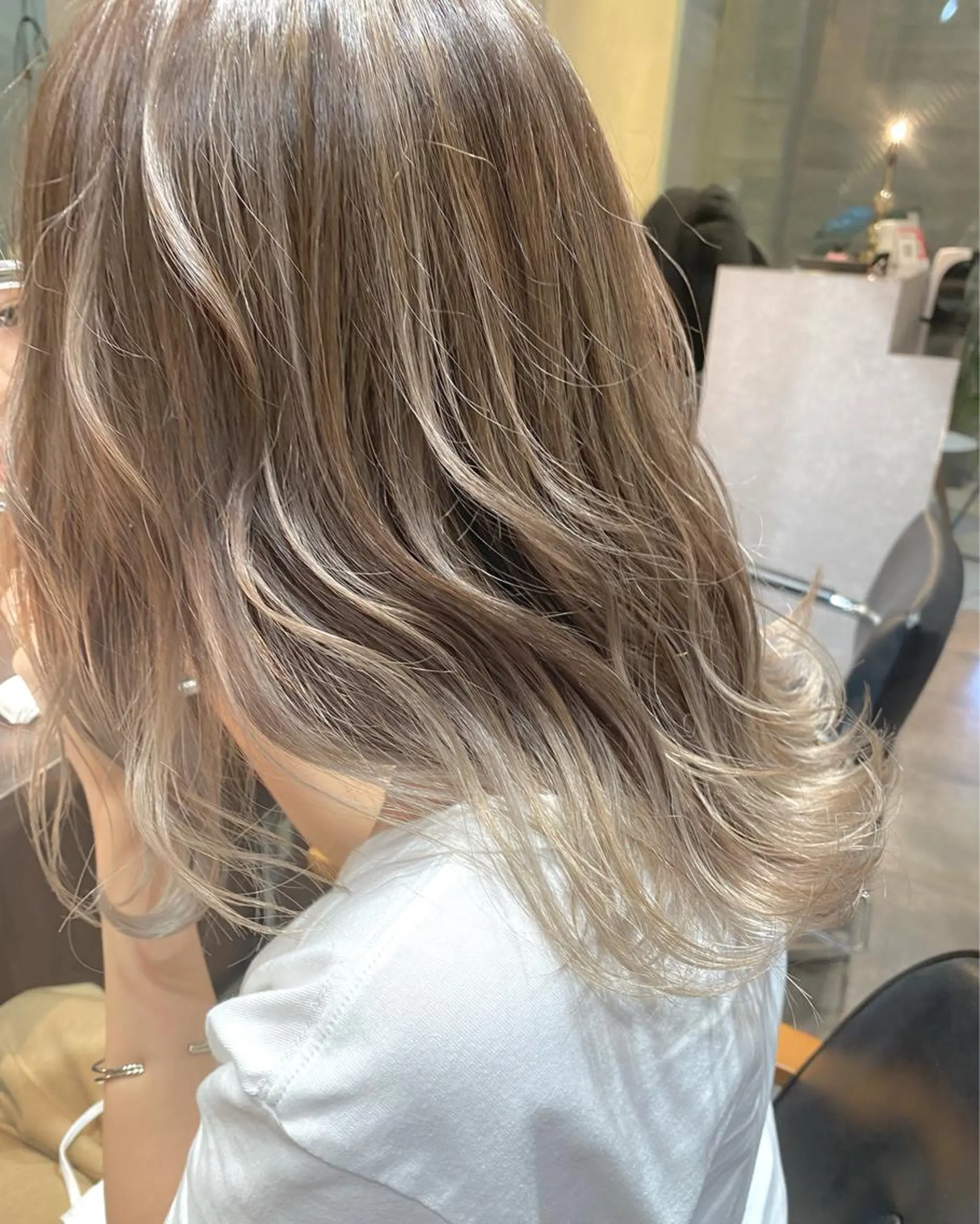 ミディアム 平成ギャル×韓国 mix💖MIKUのヘアスタイル