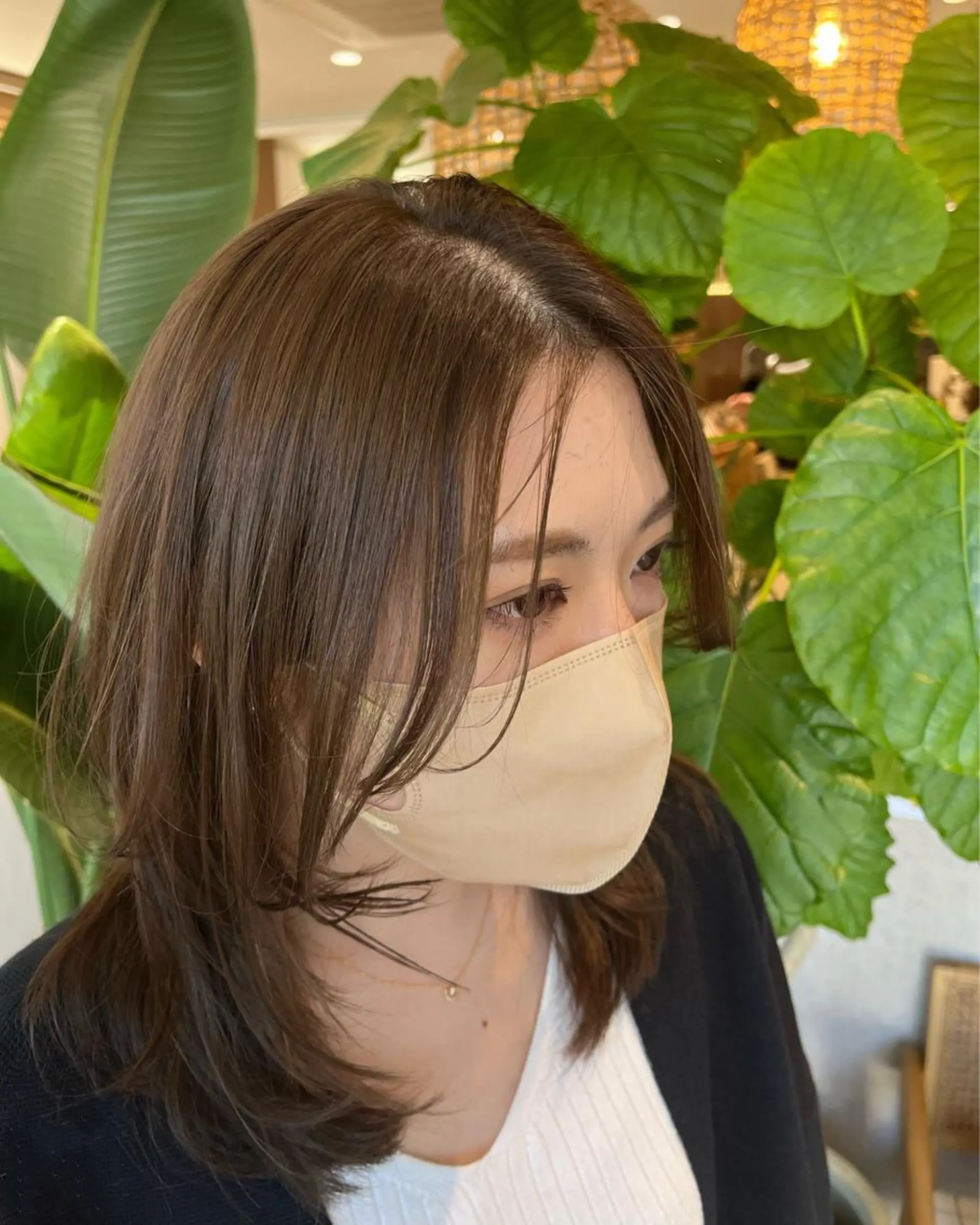 ミディアム カット 和田 琉々香のヘアスタイル