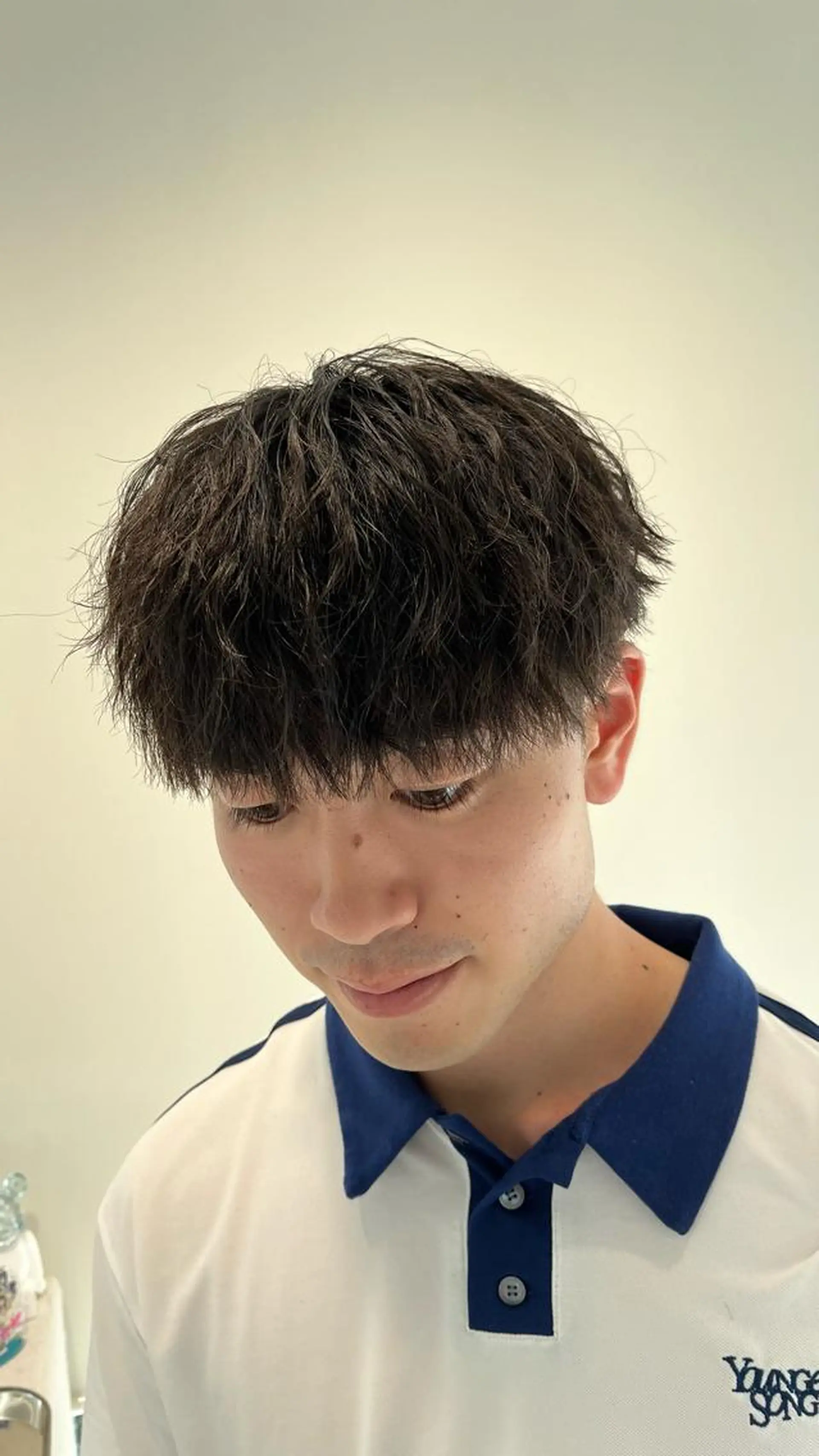 ショート パーマ メンズ 🏆メンズヘア特化 🥇代表りんぺーのヘアスタイル