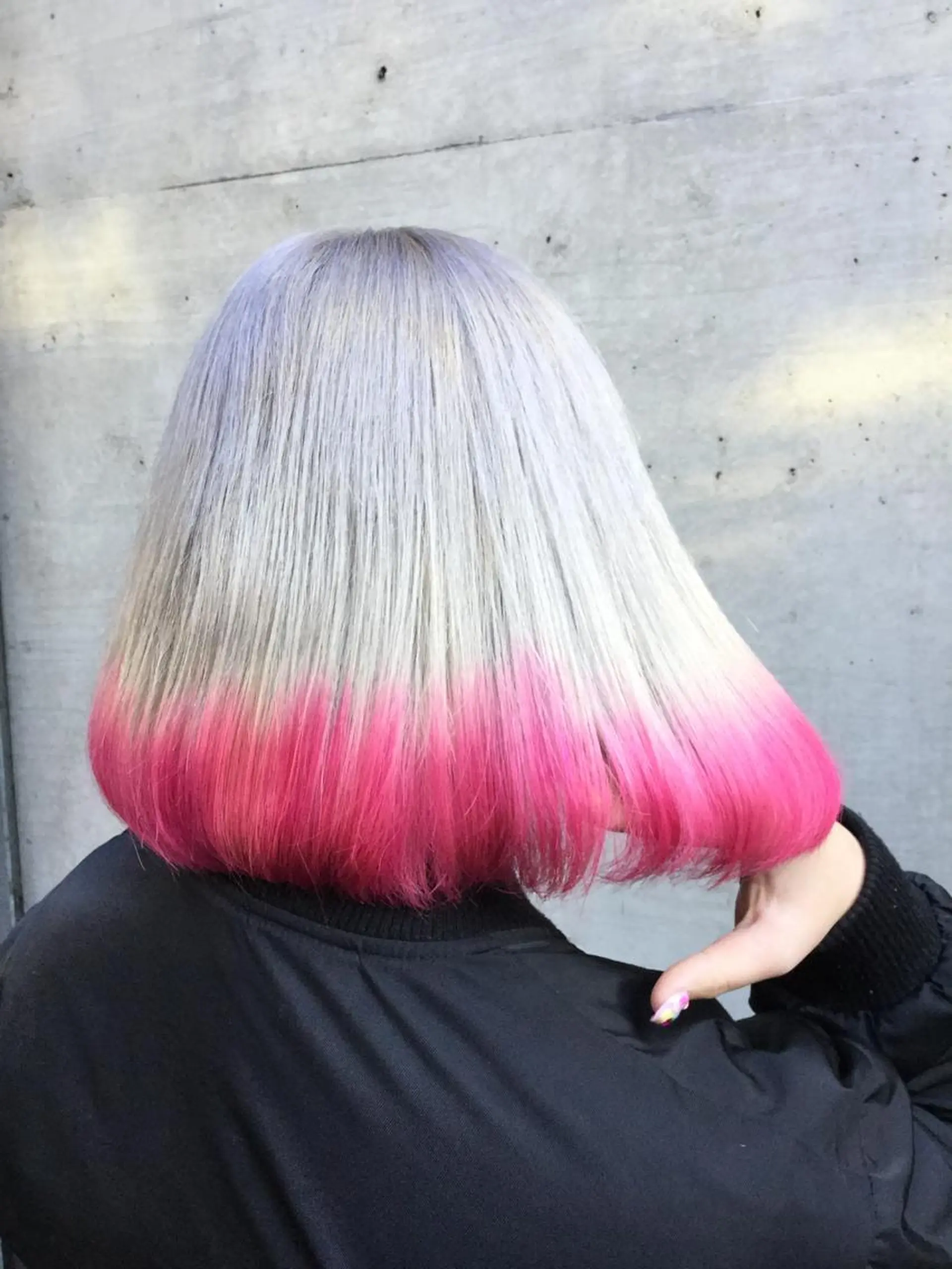 ミディアム カラー ブリーチ 韓国ヘア🤍髪質改善 🇰🇷AKANEのヘアスタイル