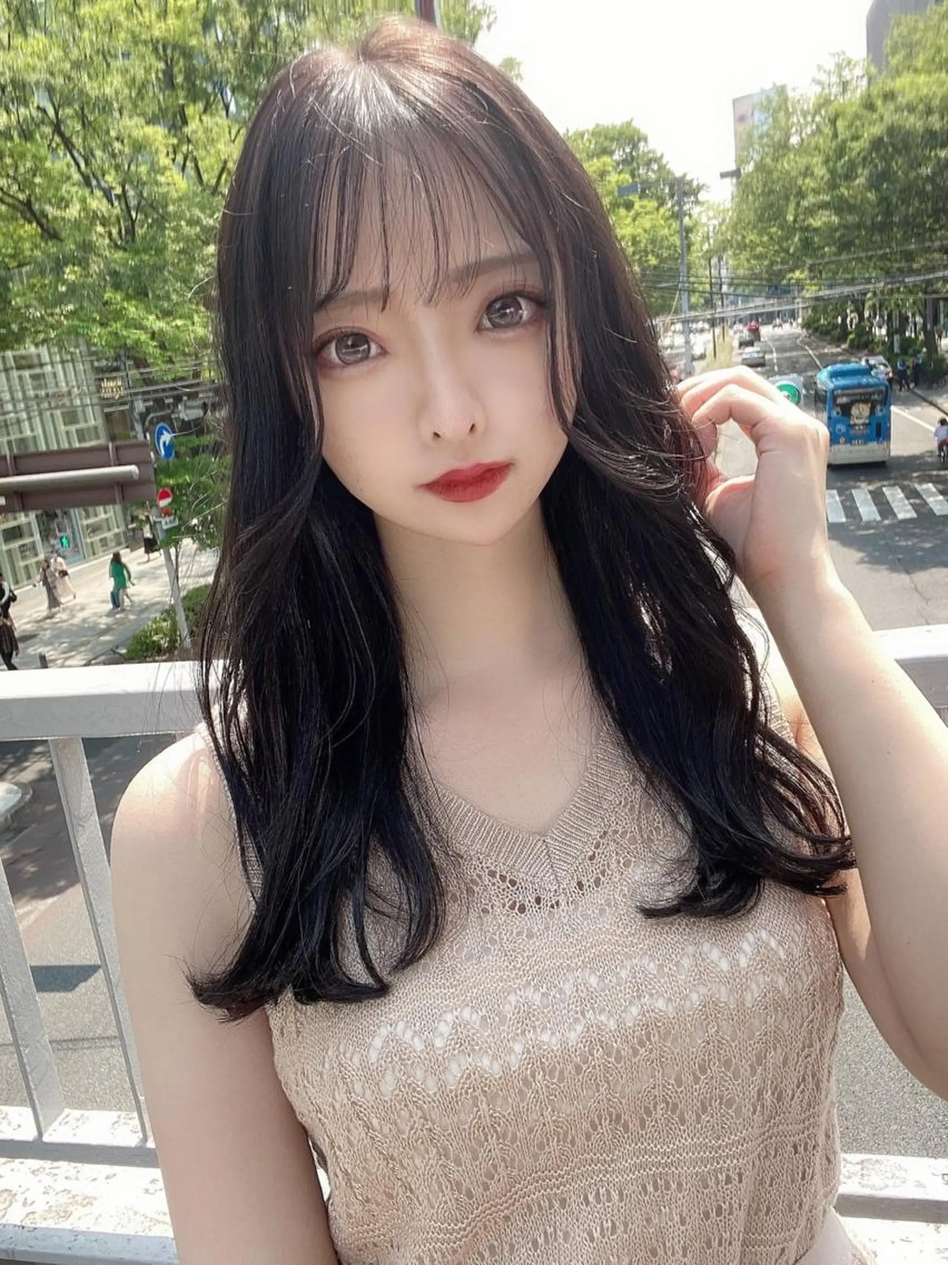 ロング 11万フォロワー 浜田貫太郎✨️のヘアスタイル
