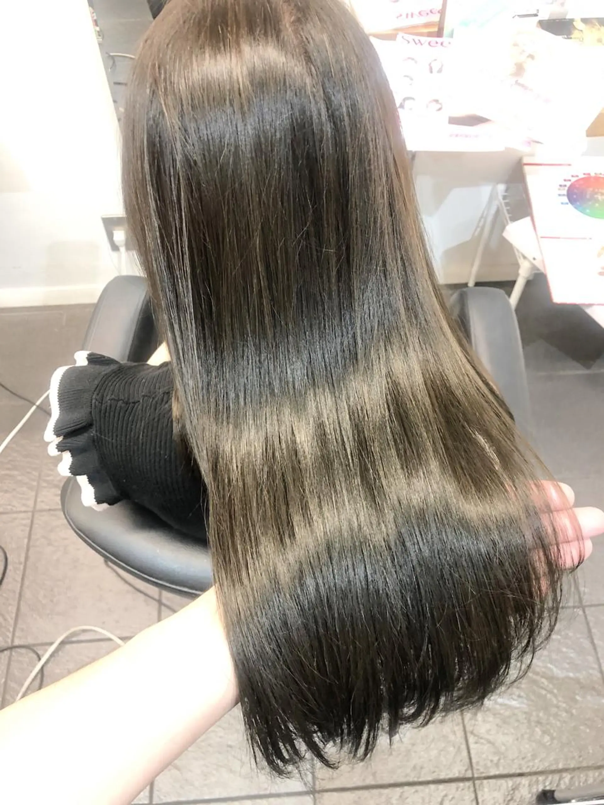 カラー アクアカラー 透明感カラー 髪質改善 ヘアカラー トリートメント ヘッドスパ グレージュ/髪質改善 Yamato.hのヘアスタイル