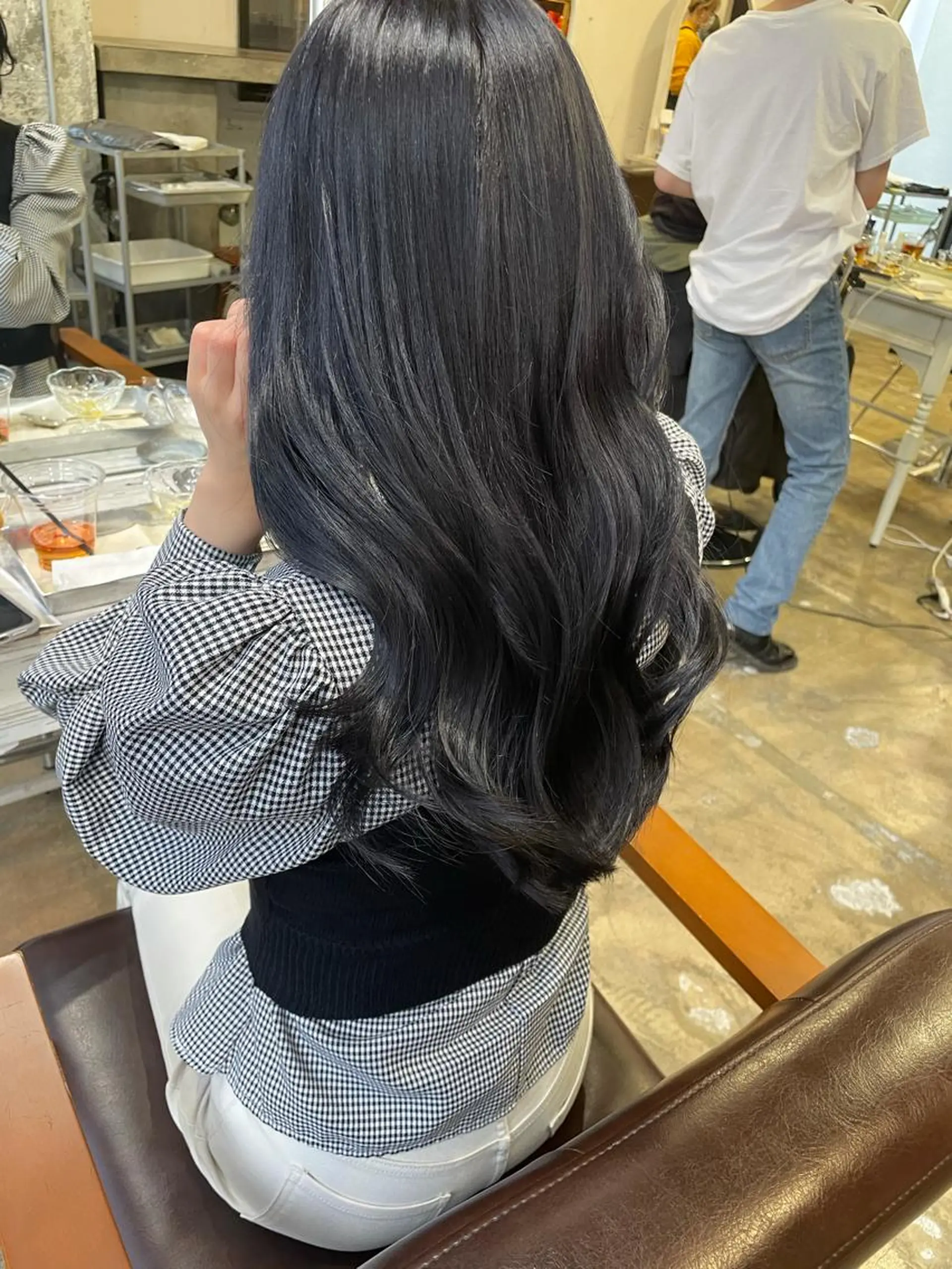 ロング カラー ヘアアレンジ 髙塚碧🇰🇷 韓国ヘア🎗️のヘアスタイル