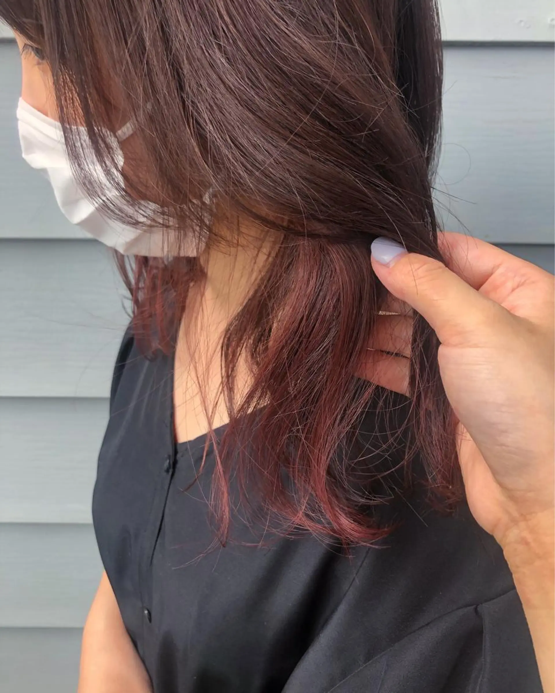 ミディアム 塔崎 りこのヘアスタイル