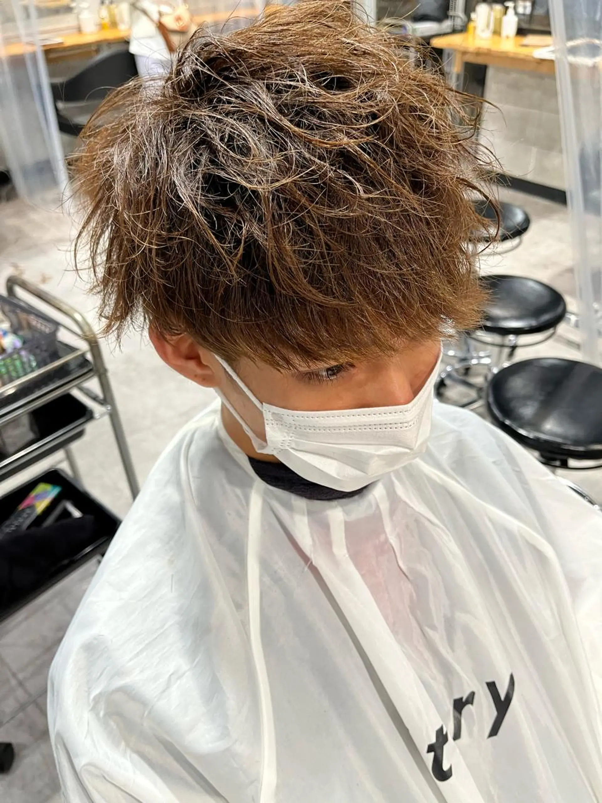 ショート レイヤー×透明感 Tatsuya💫のヘアスタイル