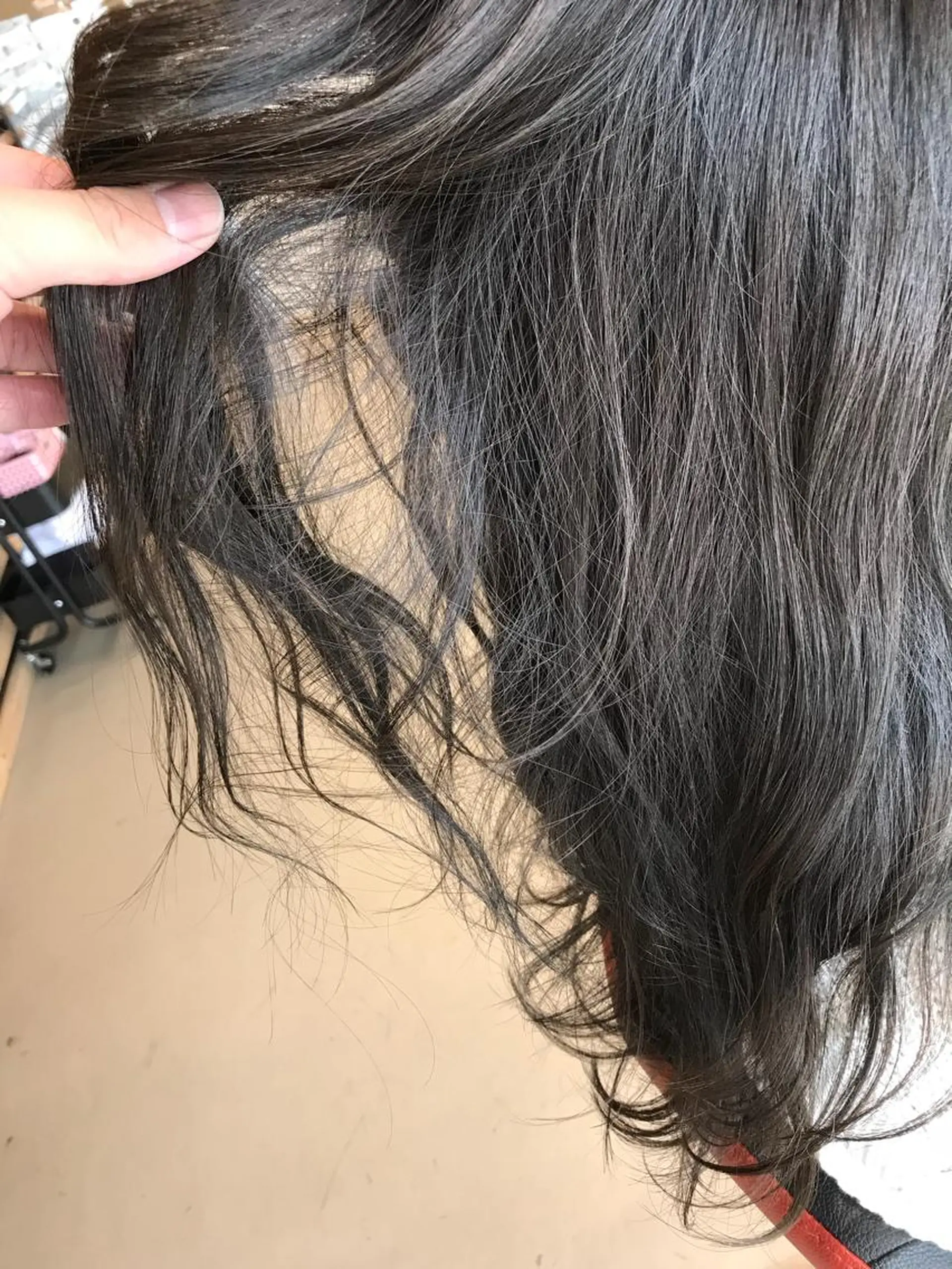 セミロング カラー アディクシーカラー ブリーチ 透明感カラー ブリーチなしカラー ヘアカラー 大久保 隆蔵のヘアスタイル
