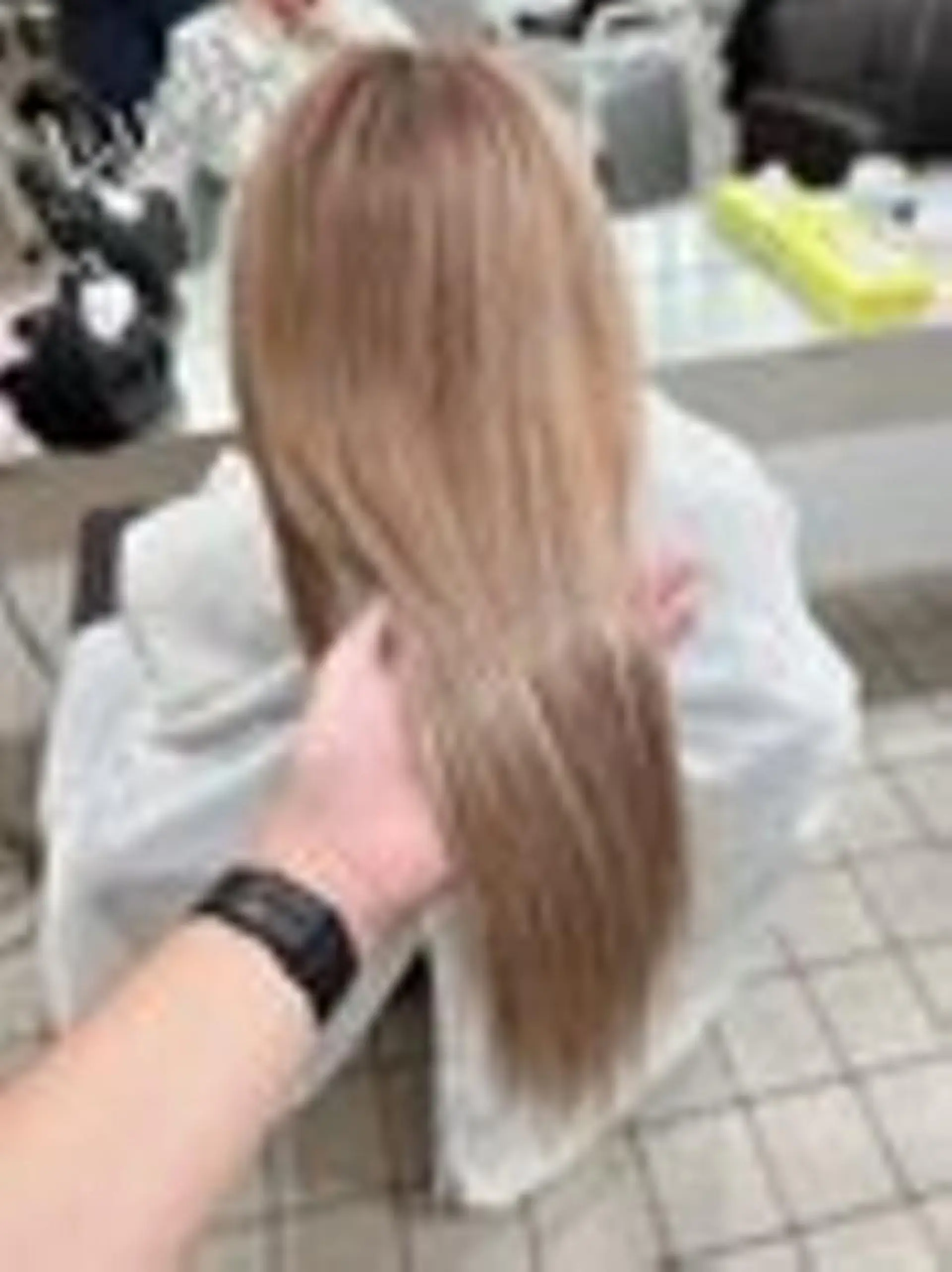 カラー ロング LuciA エクステカラーのヘアスタイル