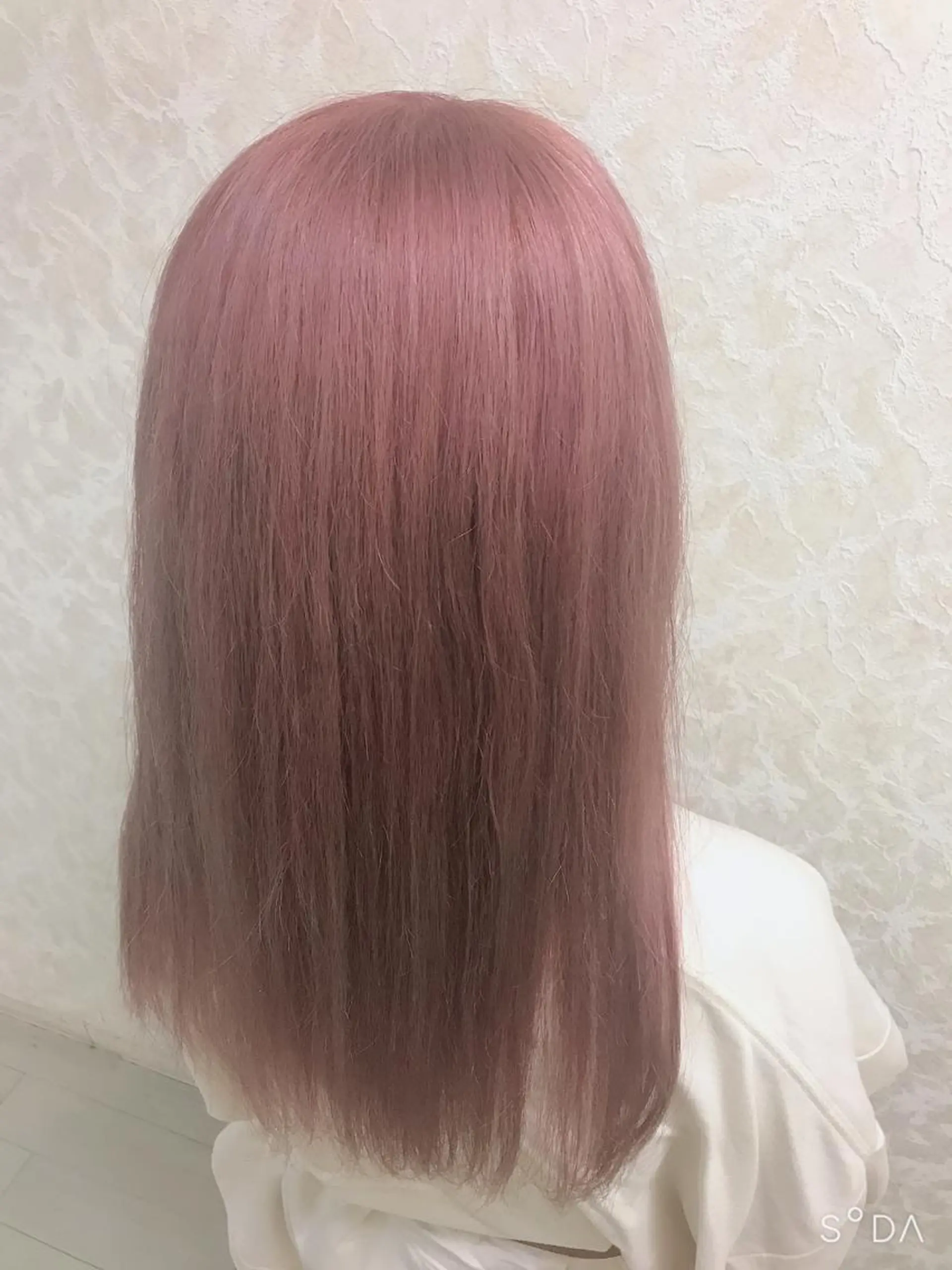 セミロング カラー ピンクカラー カット ヘアカラー トリートメント ブリーチ/髪質改善/ レイヤー/YUTOのヘアスタイル