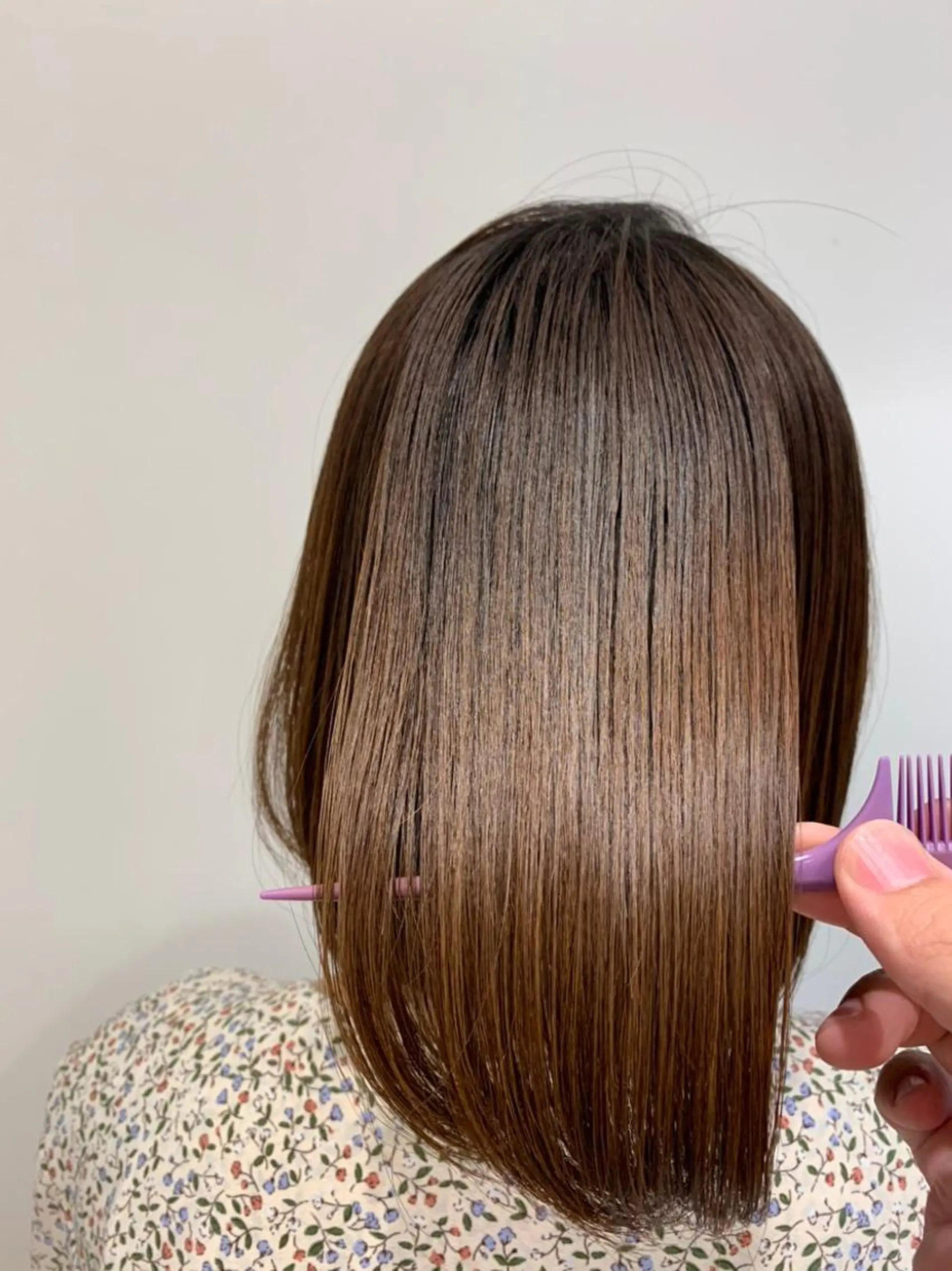 ミディアム 縮毛矯正、髪質改善／ 松田 龍之介のヘアスタイル