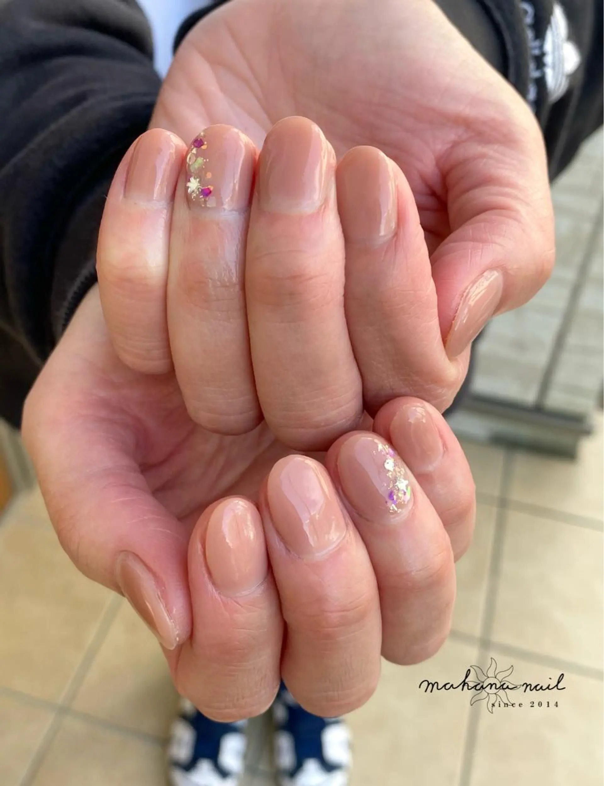 ネイル ワンカラーネイル mahana nailのネイルデザイン