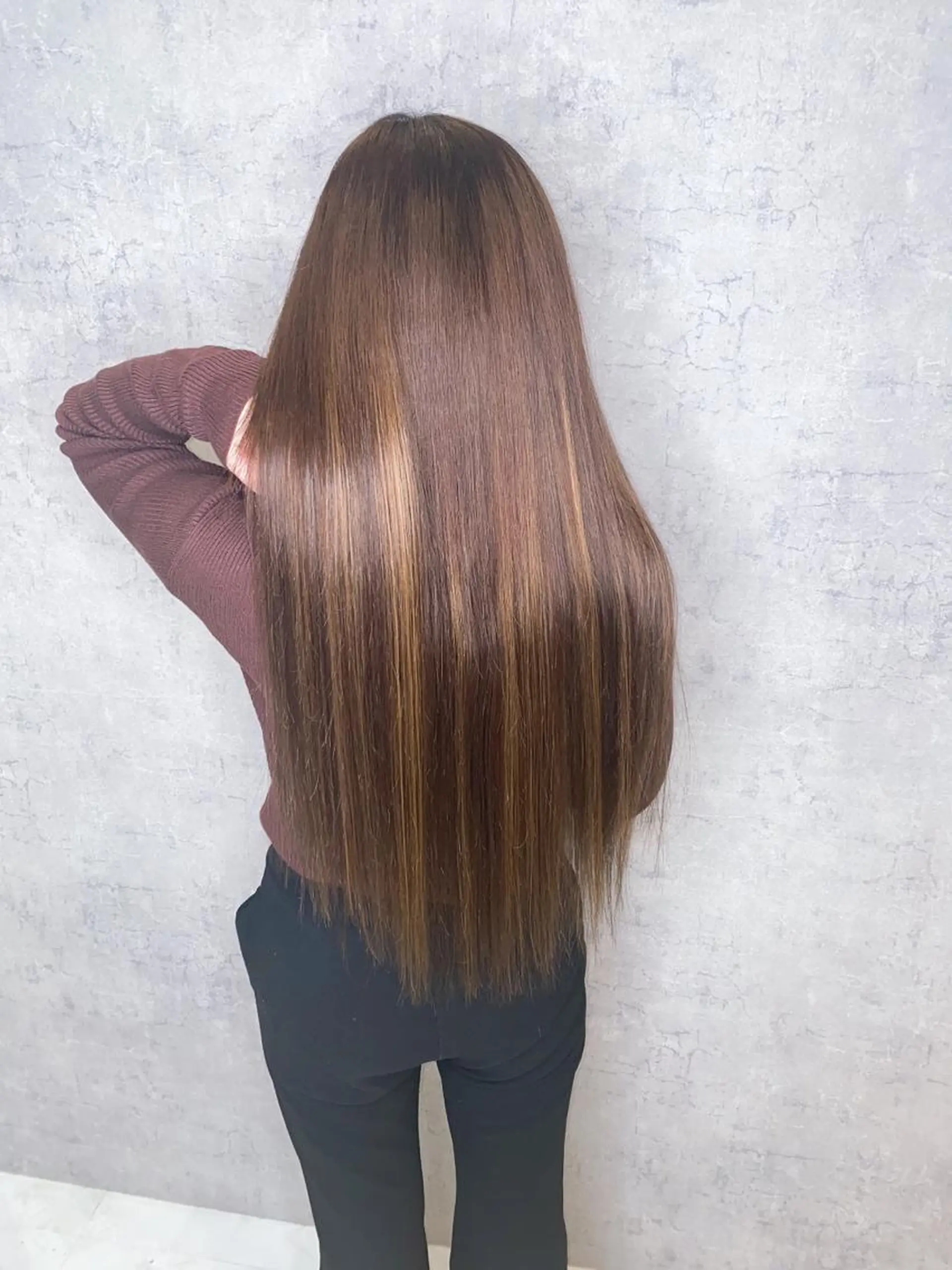 ロング カラー パーマ ヘアアレンジ メンズ キッズ シールエクステ メンズインナーカラー アッシュ インナーカラー エクステ 【GRIZZ】グリス所属・エクステサロン GRIZZのヘアスタイル