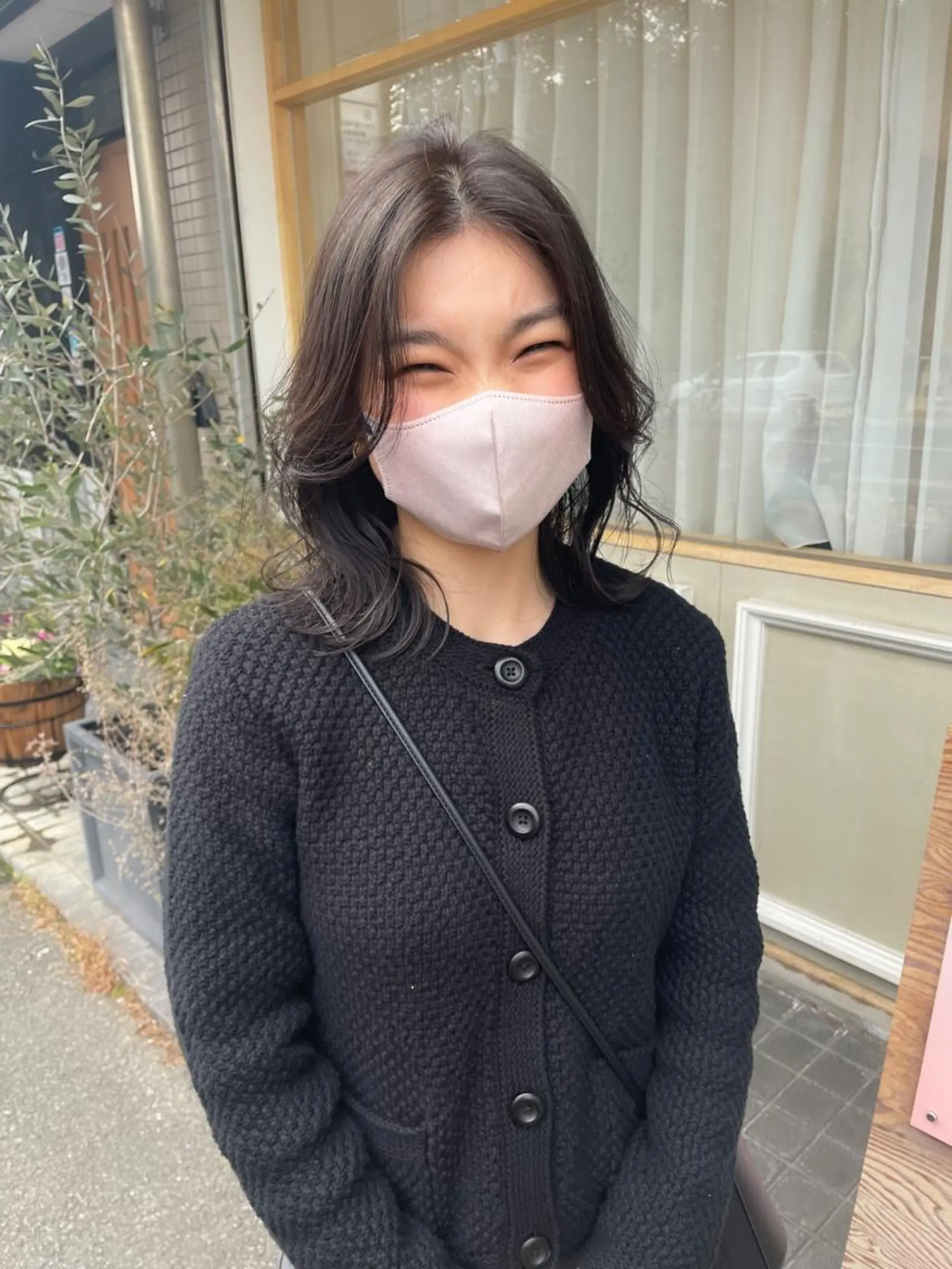 ミディアム カラー パーマ ヘアアレンジ キッズ ネイル マツエク・マツパ アイブロウ belta.🌱 安藝夏花🌻のヘアスタイル