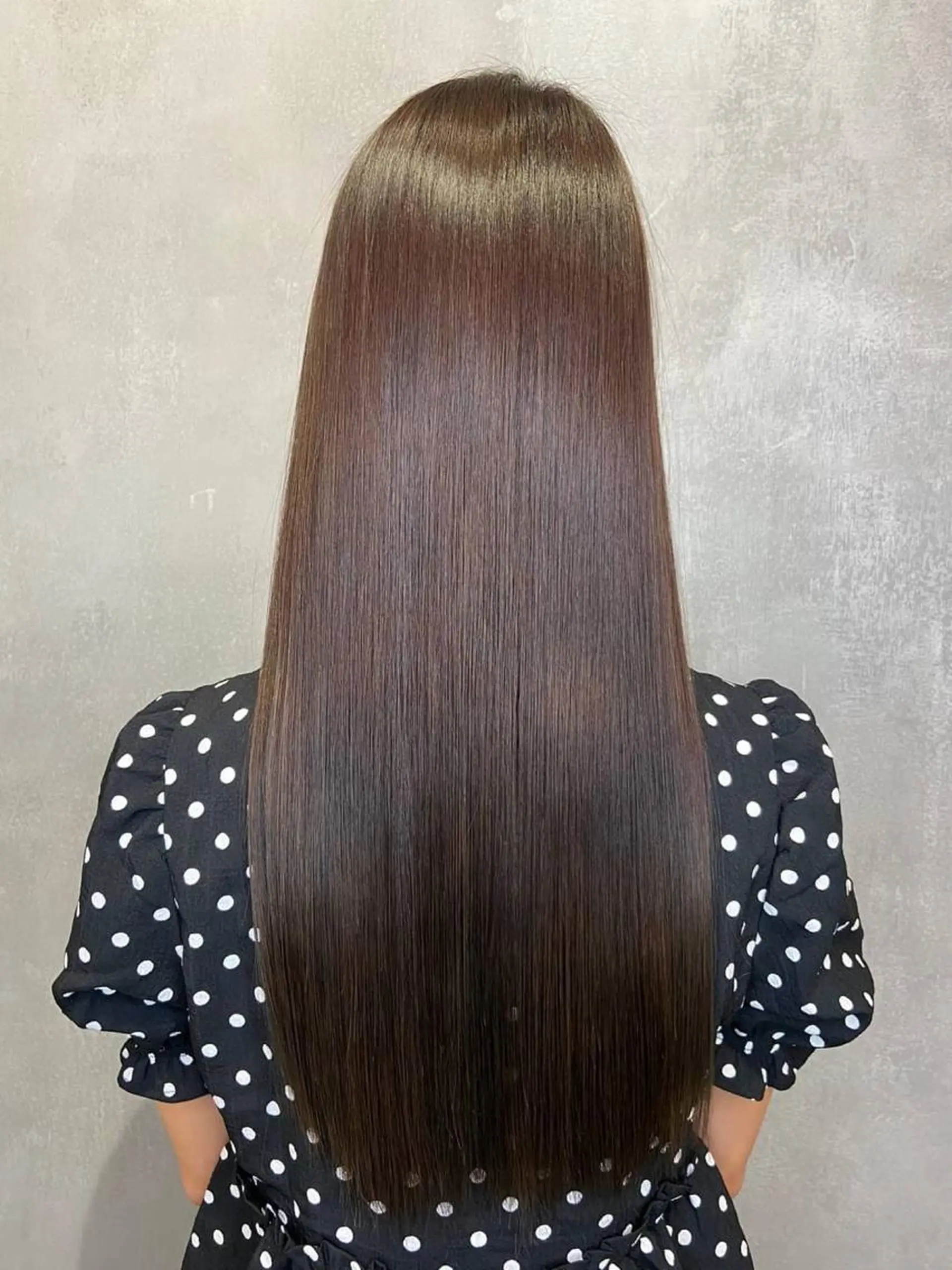 ロング カラー 髪質改善 韓国風ヘア トリートメント ツバサ 髪質改善のヘアスタイル