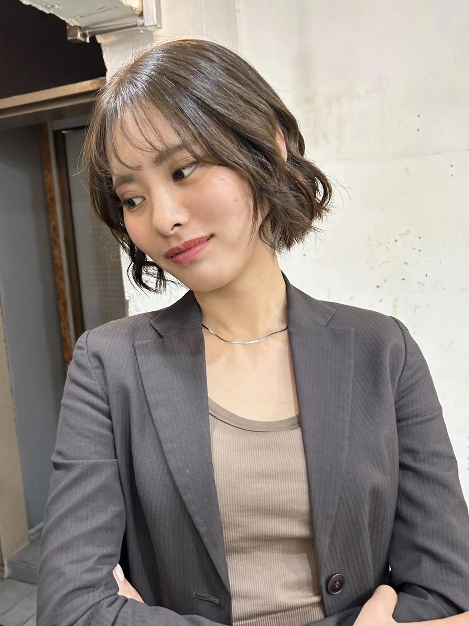 ショート カット パーマ トリートメント 🌼U24 ヘアデザインラボのヘアスタイル