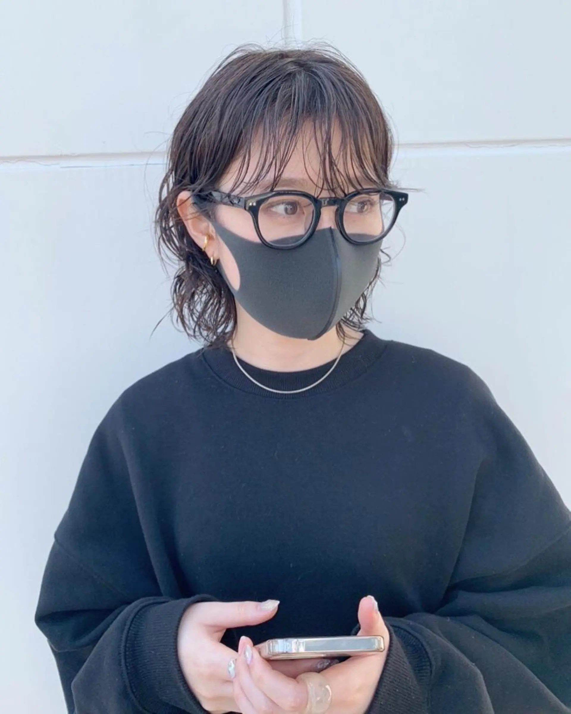 ミディアム パーマ カット パーマ トリートメント ショート／ボブ／レイ ヤーいくらまゆのヘアスタイル