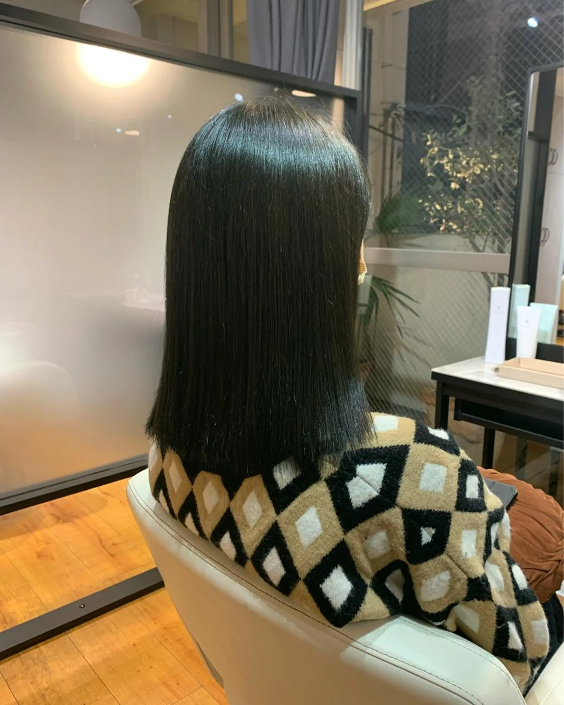 ミディアム カラー オリーブカラー 松元 裕樹のヘアスタイル