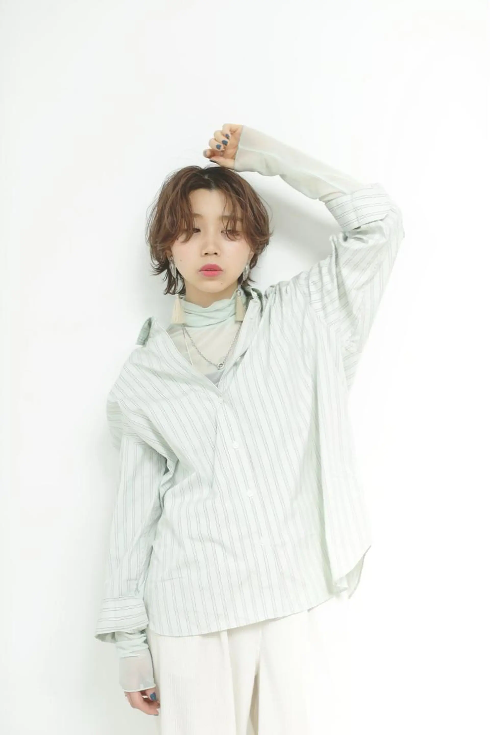 ショート カラー ヘアアレンジ マツエク・マツパ ハイライトカラー ハイライト レイヤーカット ウルフカット カット ヘアカラー トリートメント Kawaguchi Arisaのヘアスタイル