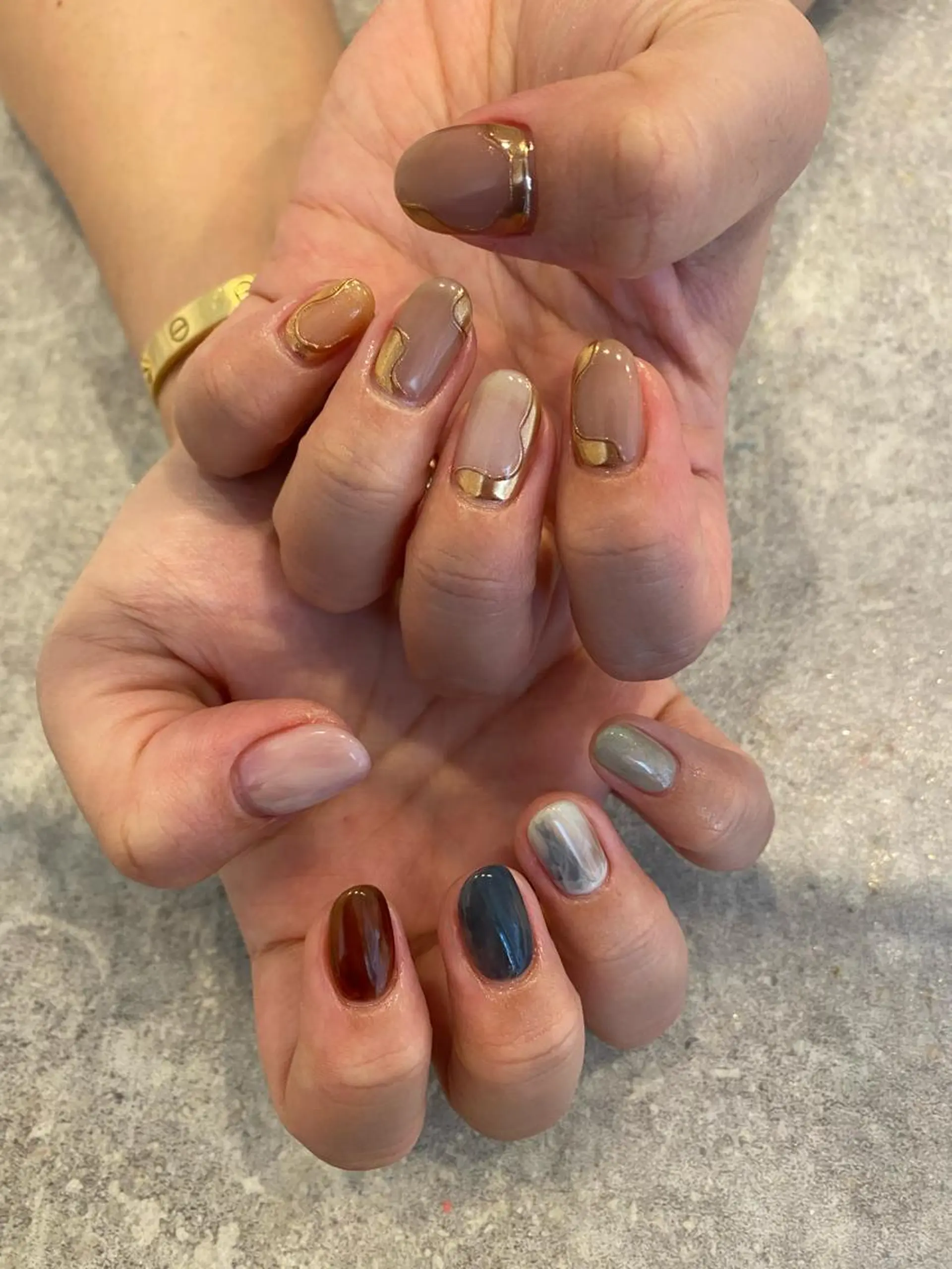 ネイル ハンドネイル 【LINON】 airiのネイルデザイン