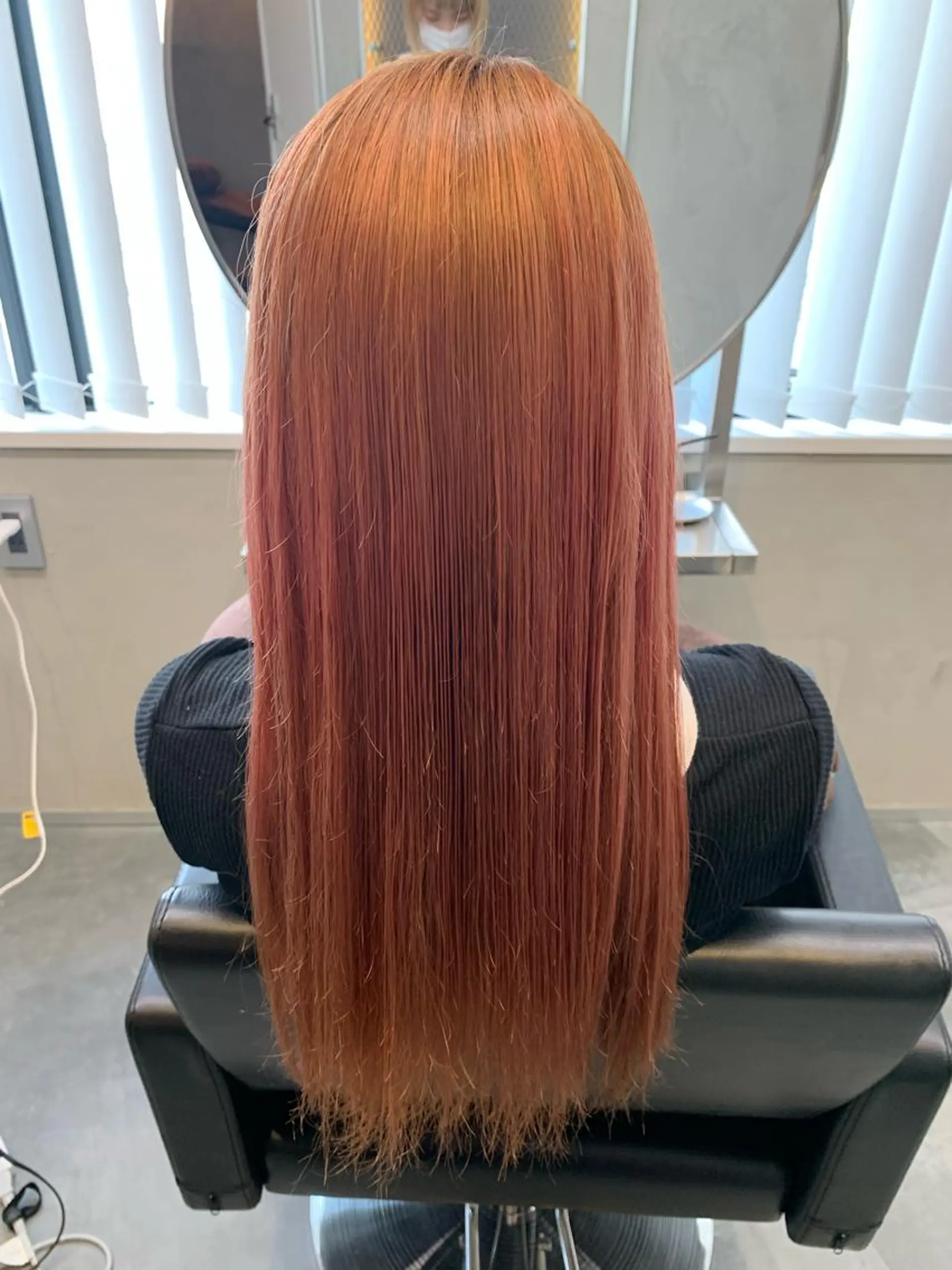 ロング 縮毛矯正 縮毛矯正 Haru/THREE …by velvetのヘアスタイル