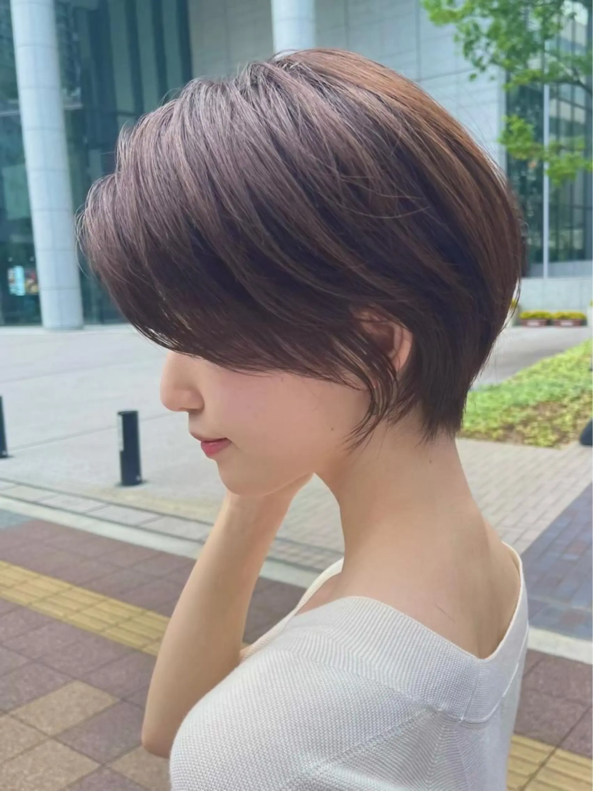 ショート ショートヘア ショート/脱白髪染め ☆宇﨑悠実のヘアスタイル