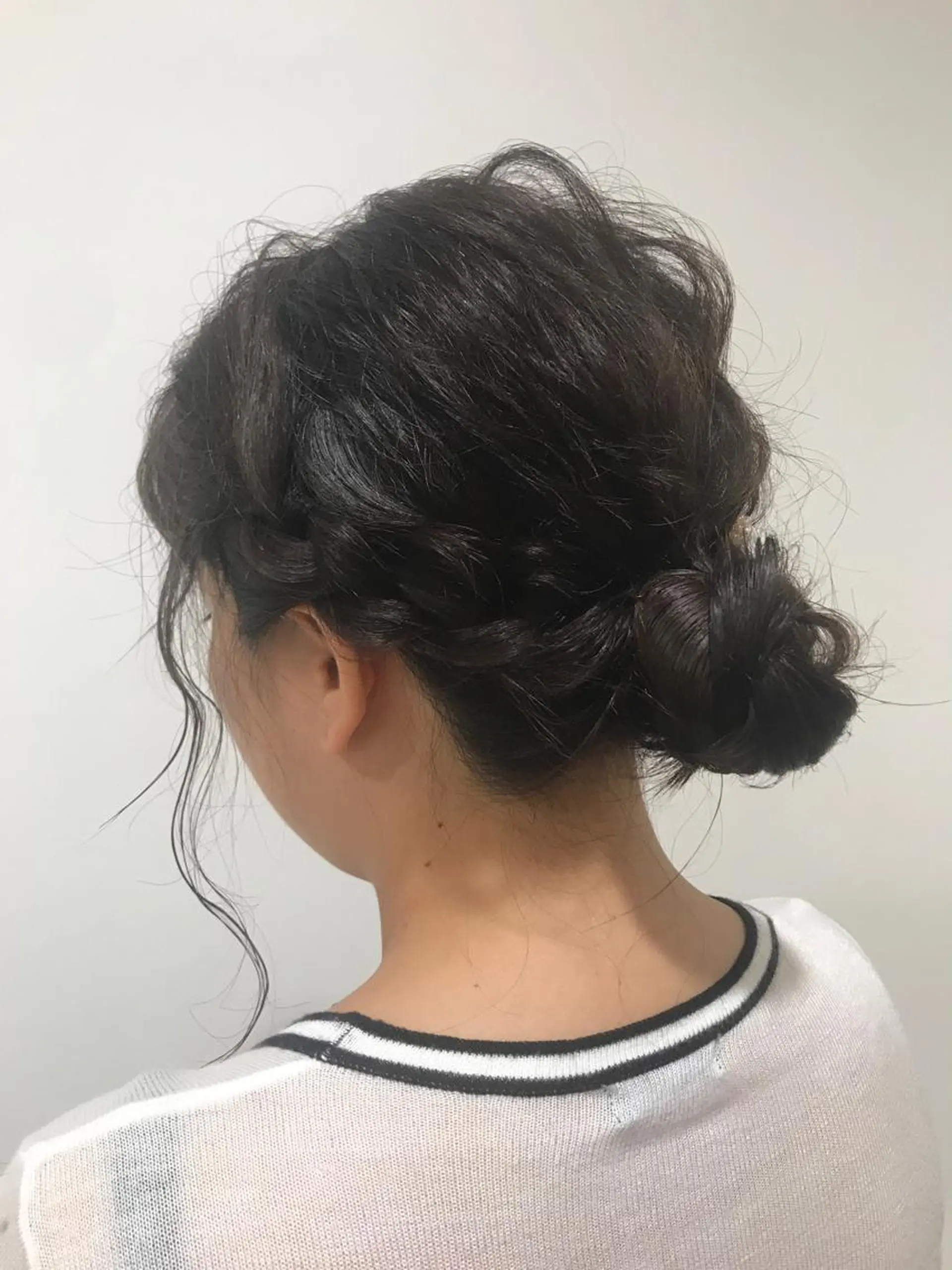 ミディアム ヘアアレンジ 暖色カラー🍊 ボブ🌿顔周りcutのヘアスタイル
