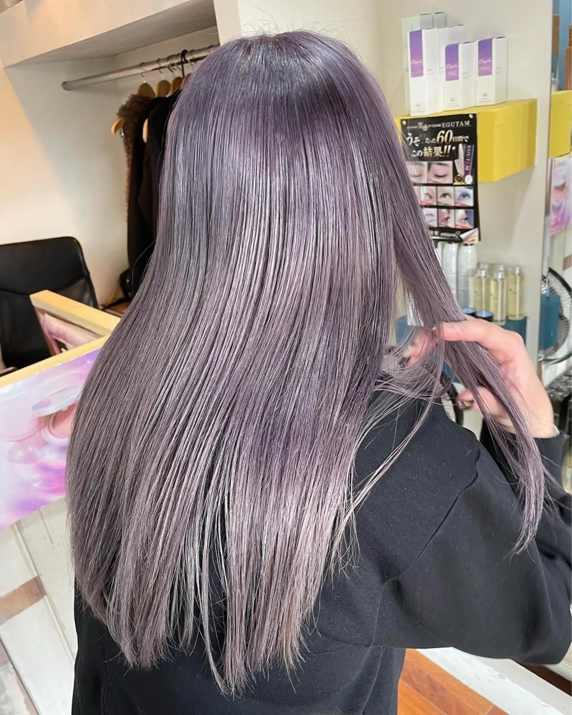 セミロング カラー 高野 真弥のヘアスタイル