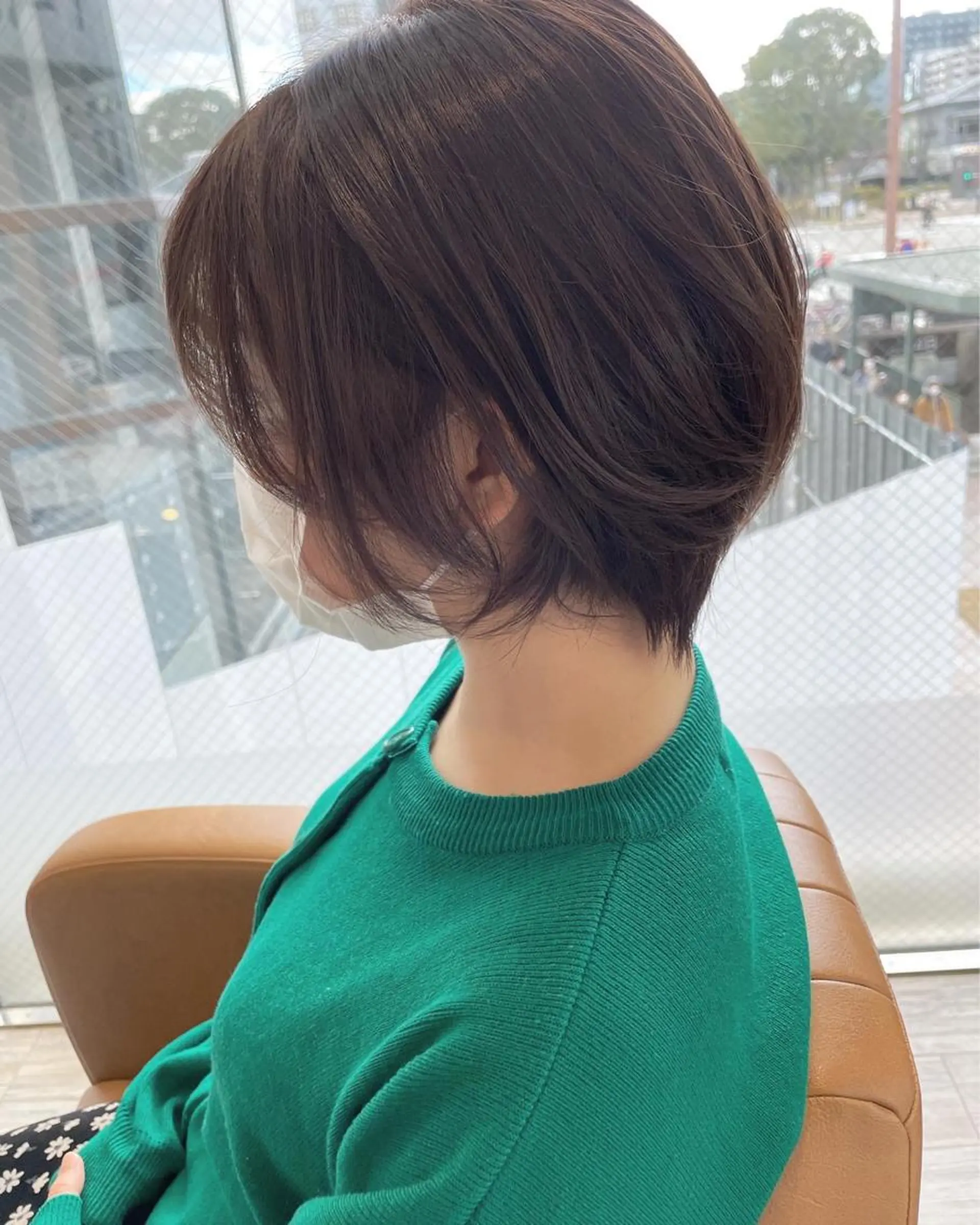 ショート カラー アッシュ 透明感カラー 外国人風カラー 髪質改善 レイヤーカット カット ヘアカラー トリートメント 河合秀明/ショート /ボブ/レイヤーのヘアスタイル